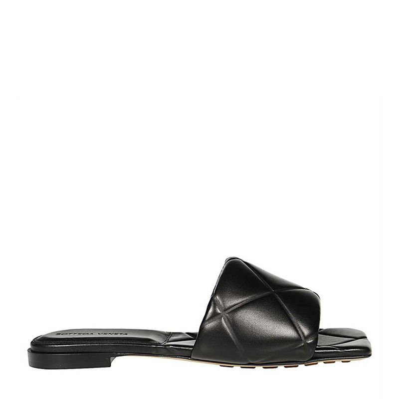 Bottega Veneta o1bcso1str0924 Rubber Lido in Black Size US 4 / IT 34 - 1 Thumbnail