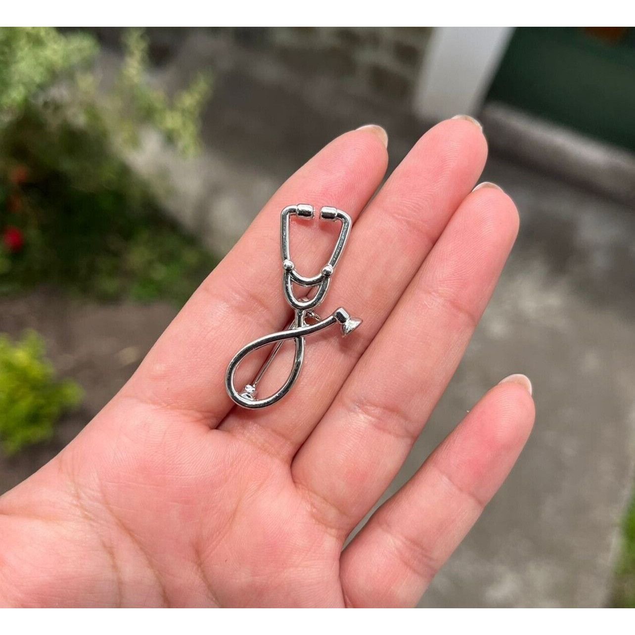 Other New Stethoscope Lapel Pin Doctor Nurse Medical Brooch Pin Si Size ONE SIZE - 1 Thumbnail