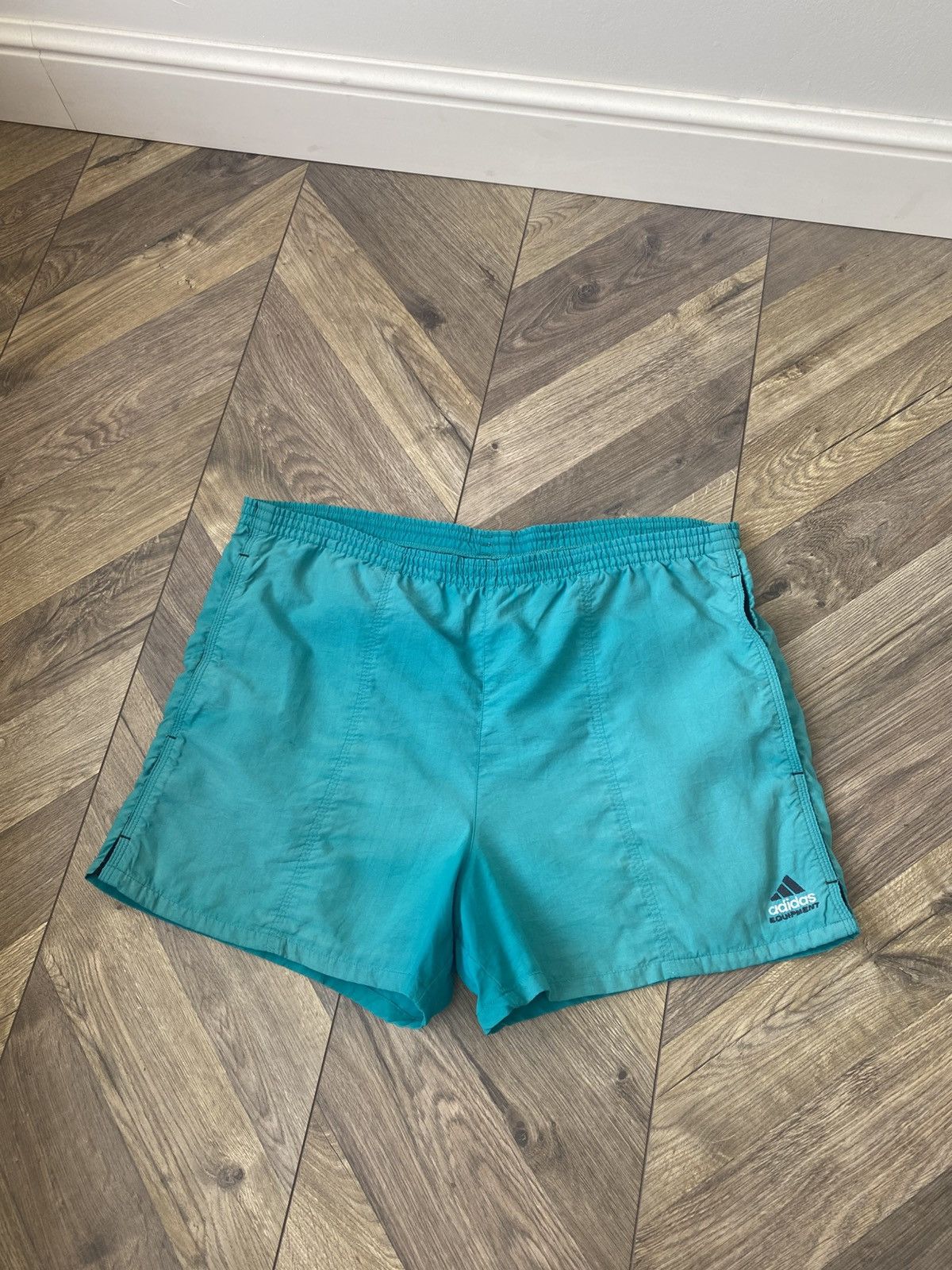 Adidas × Vintage Adidas Equipment Vintage Shorts Size US 35 - 3 Thumbnail
