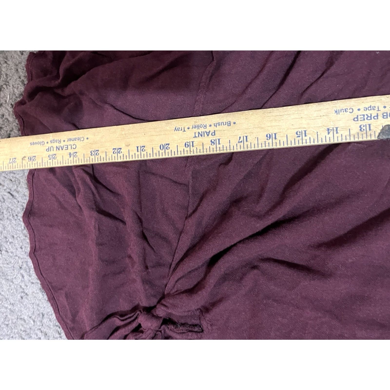 CLOT Cloth & Stone Maroon Crew Neck Long Sleeve Tunic Shirt Top Women Size Small Size S / US 4 / IT 40 - 5 Thumbnail