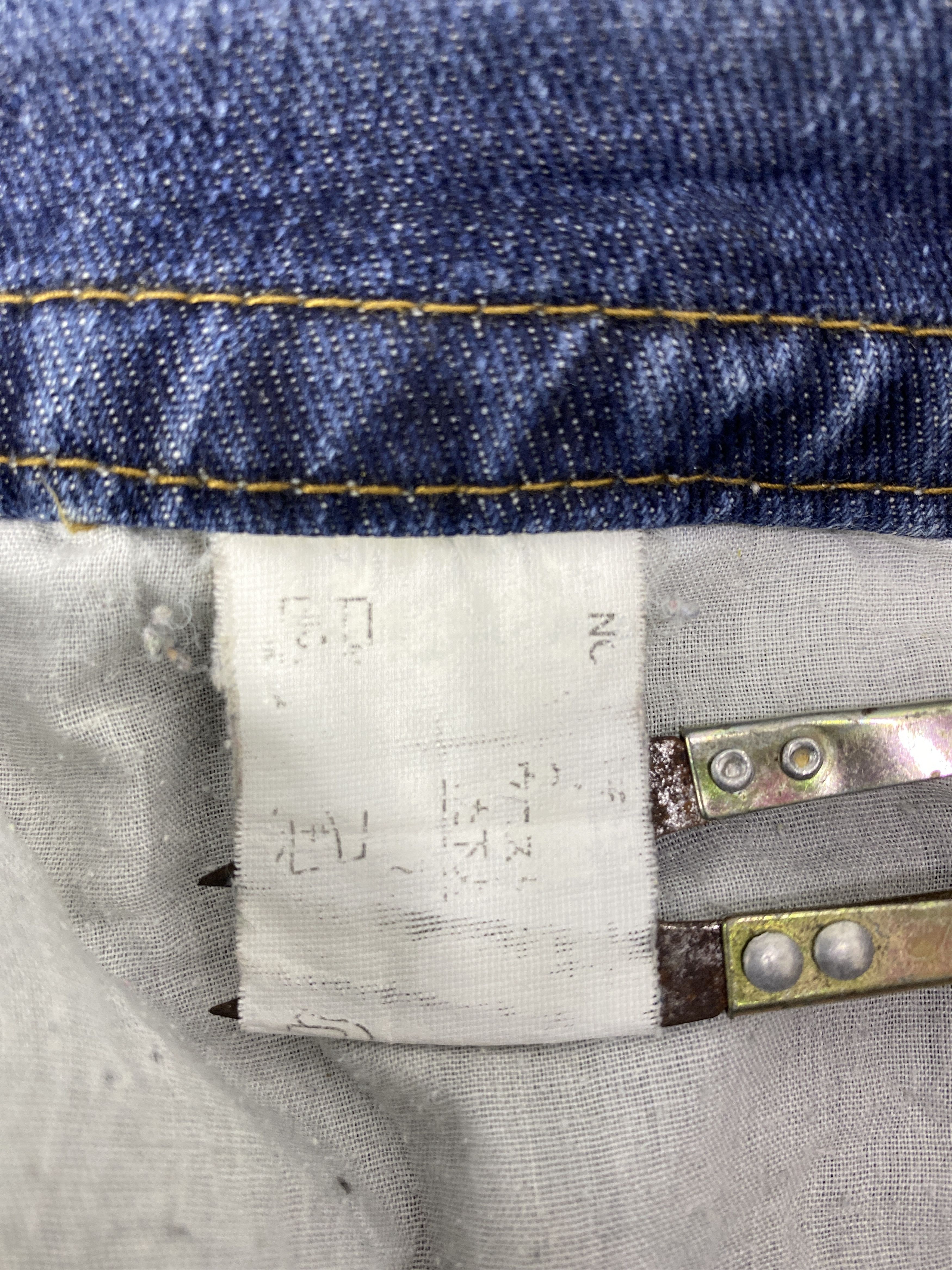 Japanese Brand Japanese Brand Distress Blue Wash Flare Jeans - J979 Size US 33 - 9 Thumbnail
