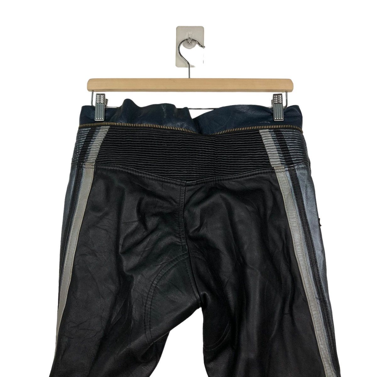 Kadoya 🔥VINTAGE GENUINE LEATHER PANTS MOTORCROSS SPAZZIO Size US 30 / EU 46 - 11 Thumbnail