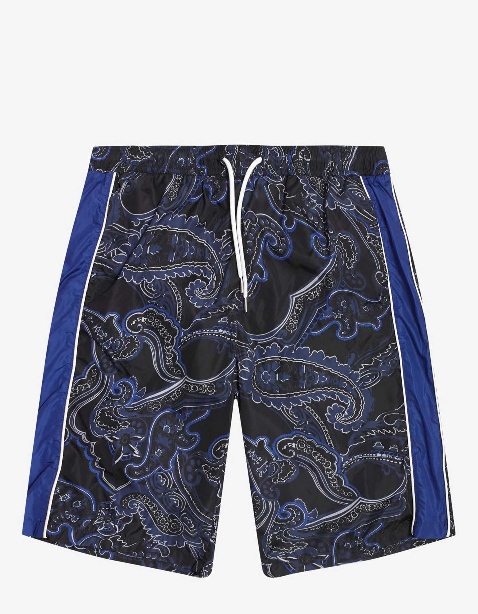 Moncler Moncler Navy Blue Paisley Print Swim Shorts Size US 34 / EU 50 - 2 Thumbnail