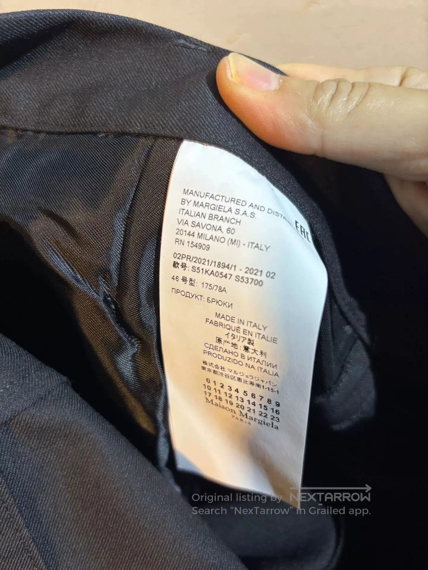 Maison Margiela Maison Margiela Side Zip Trousers. Size US 30 / EU 46 - 7 Thumbnail