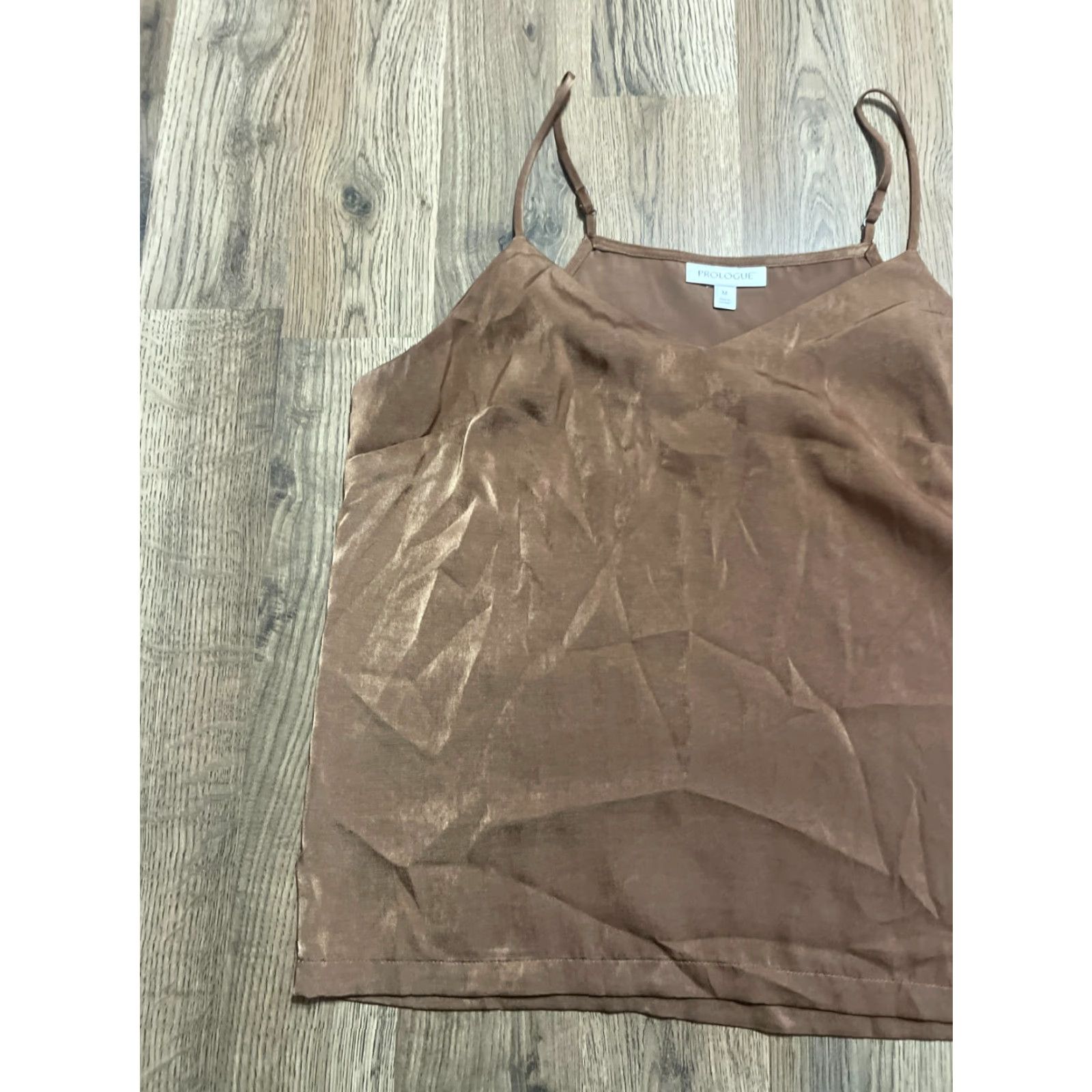 Vintage Prologue Tank Top Women's Size M Brown Sleeveless V-Neck Pullover Casual Modern Womens Tank M Brown Prologue Size M / US 6-8 / IT 42-44 - 5 Thumbnail