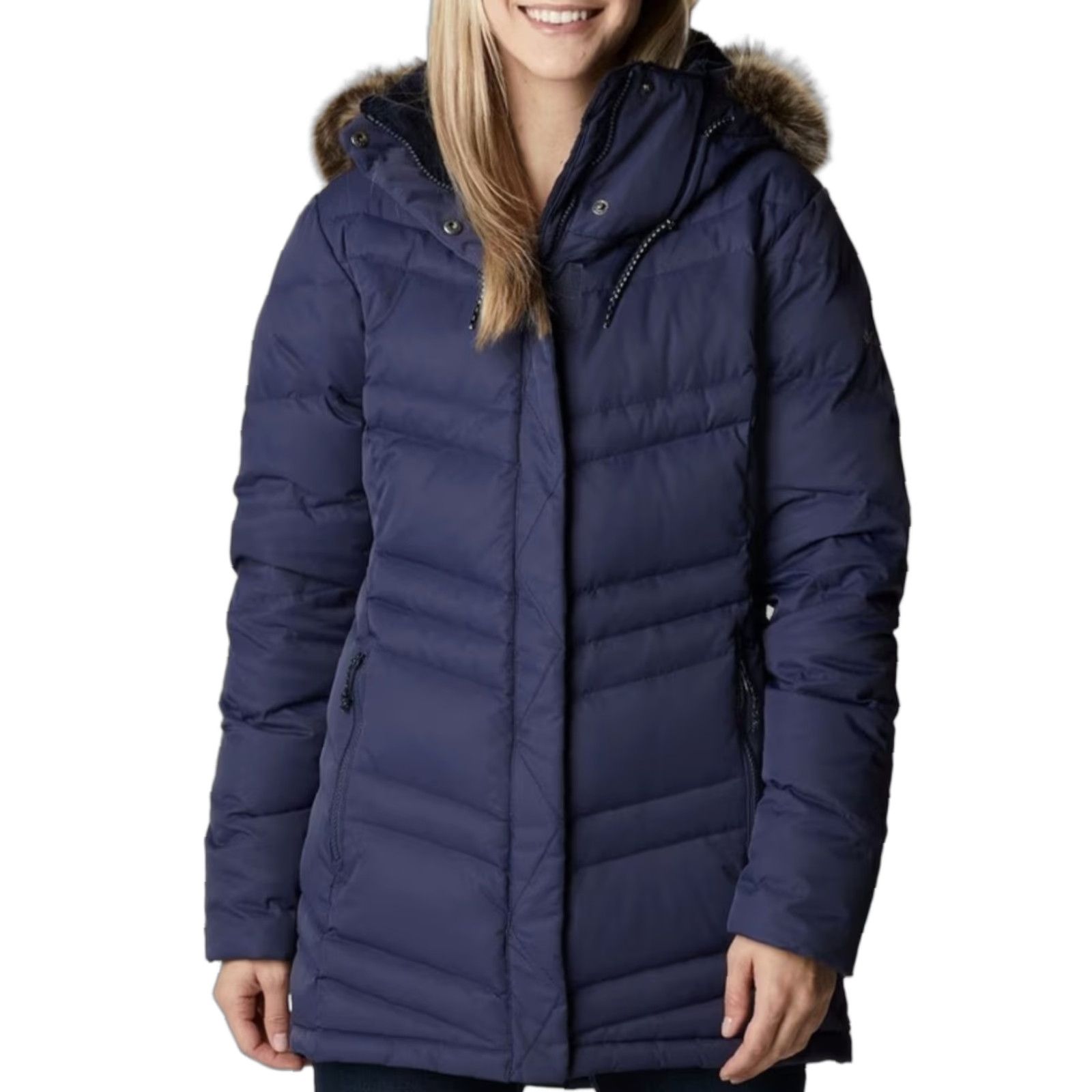 Vintage Columbia St. Cloud Hooded Mid Down Jacket, NWT Women's Small Black - MSRP 230 Size S / US 4 / IT 40 - 1 Thumbnail