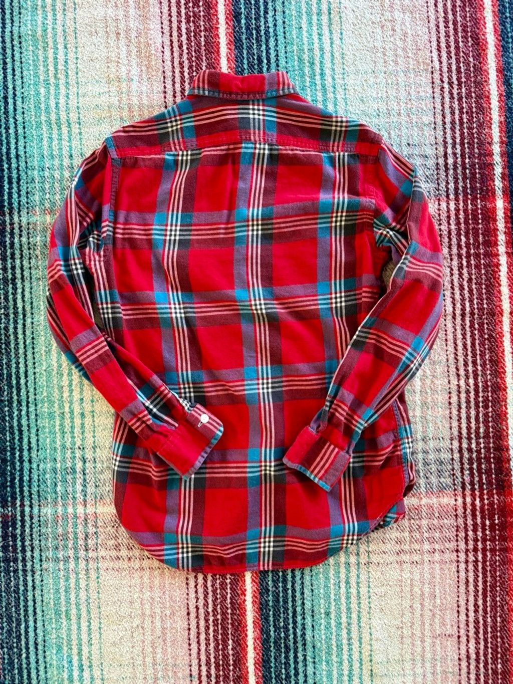 Polo Ralph Lauren Polo Ralph Lauren Red/Blue Madras Workshirt M Size US M / EU 48-50 / 2 - 3 Thumbnail
