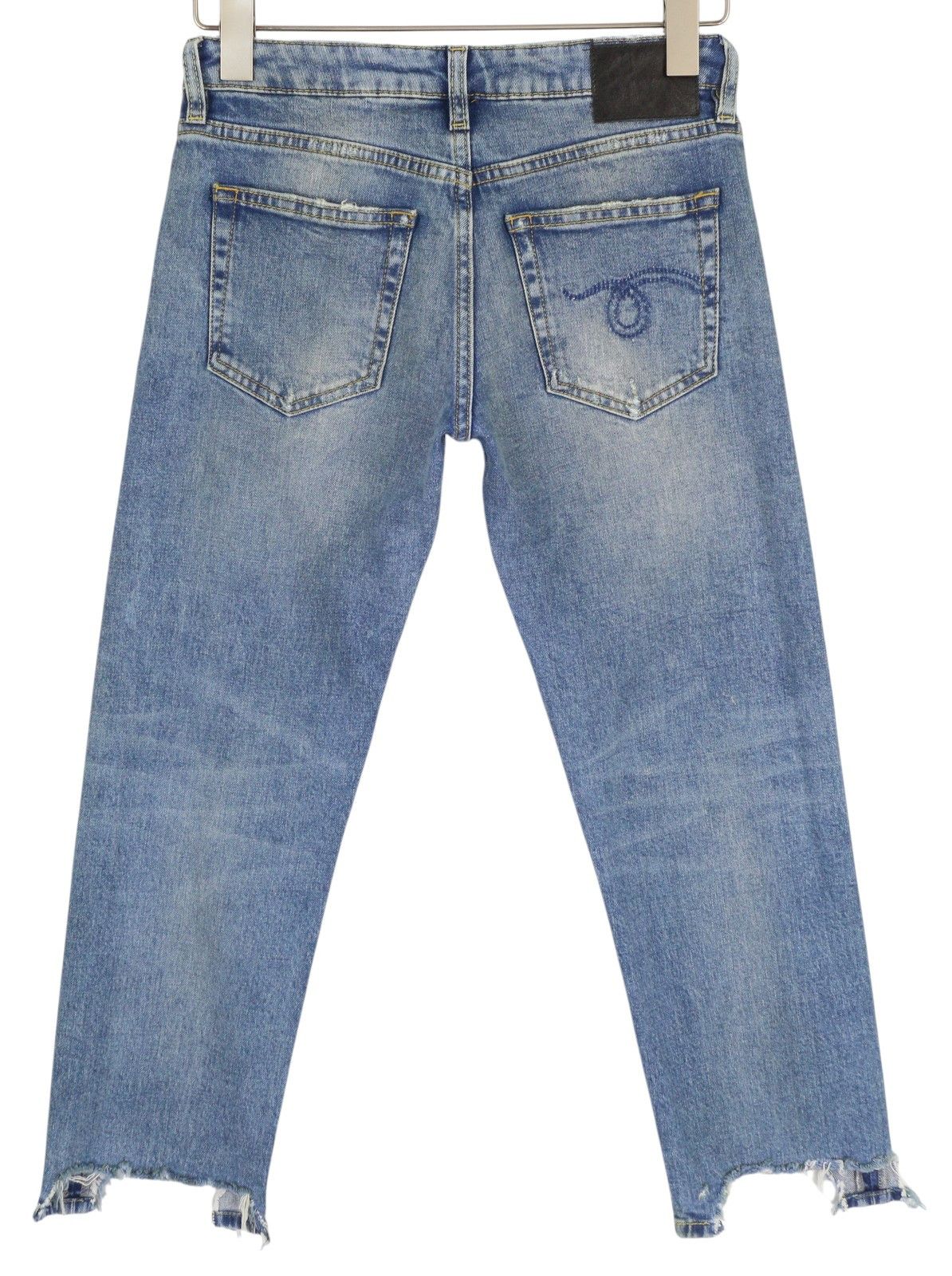 R13 BOY STRAIGHT 25 Jasper Stretch Ankle Length Jeans 84432 Size 25" / US 0 / IT 36 - 4 Thumbnail