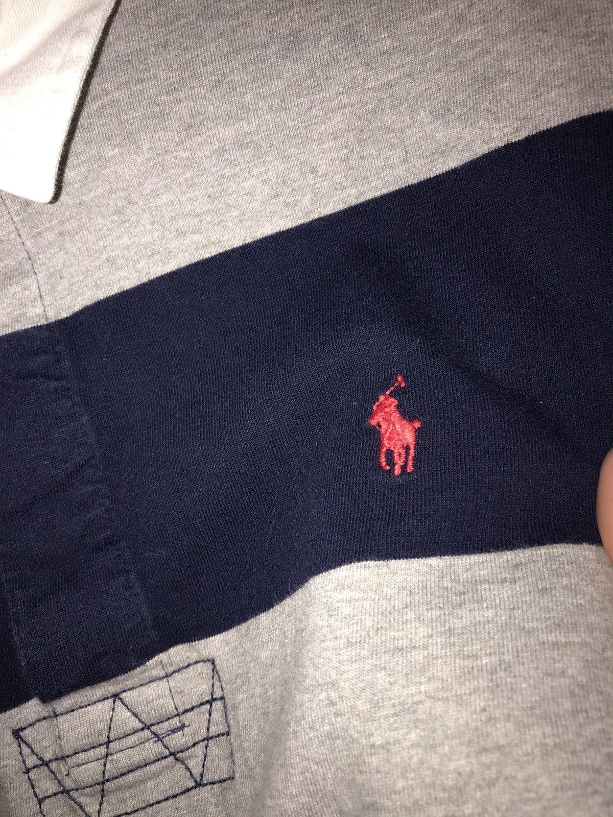 Polo Ralph Lauren Vintage 90s Polo Ralph Lauren Rugby long sleeve Size US XL / EU 56 / 4 - 4 Thumbnail