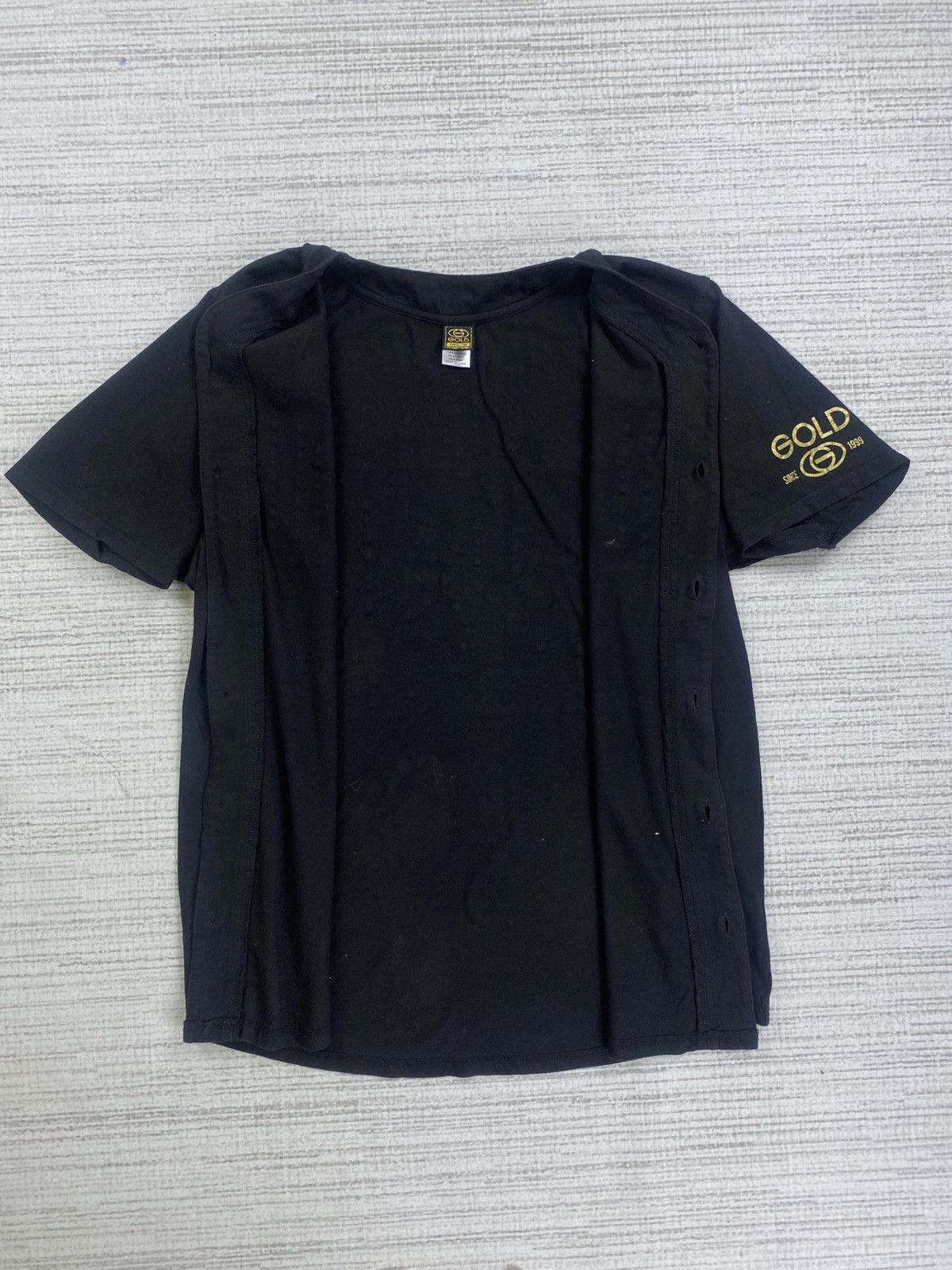 Japanese Brand × Vintage Vintage 24 Karat X Gold Spellout Butonned Shirt Size US M / EU 48-50 / 2 - 5 Thumbnail