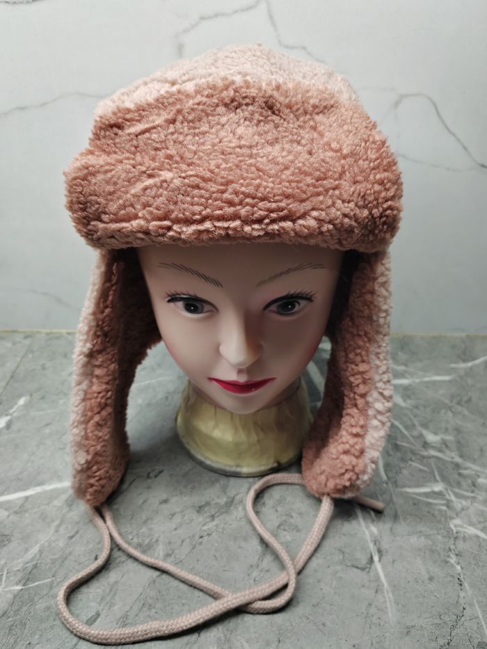 If Six Was Nine Vintage GAP Y2k Fleece Earflap Cap Hat Size ONE SIZE - 2 Thumbnail