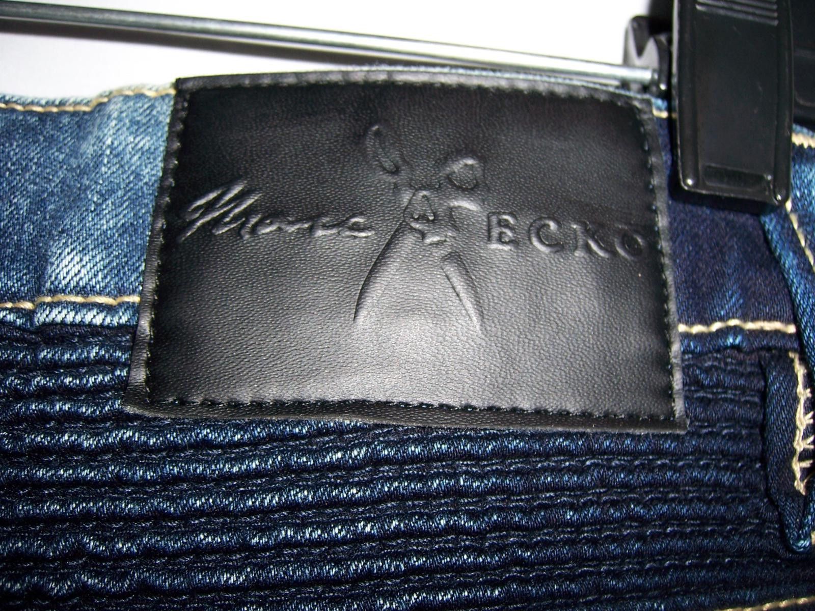Marc Ecko Marc Ecko Cut & Sew Men's 34x30 Dark Blue Straight Jeans Size US 34 / EU 50 - 5 Thumbnail