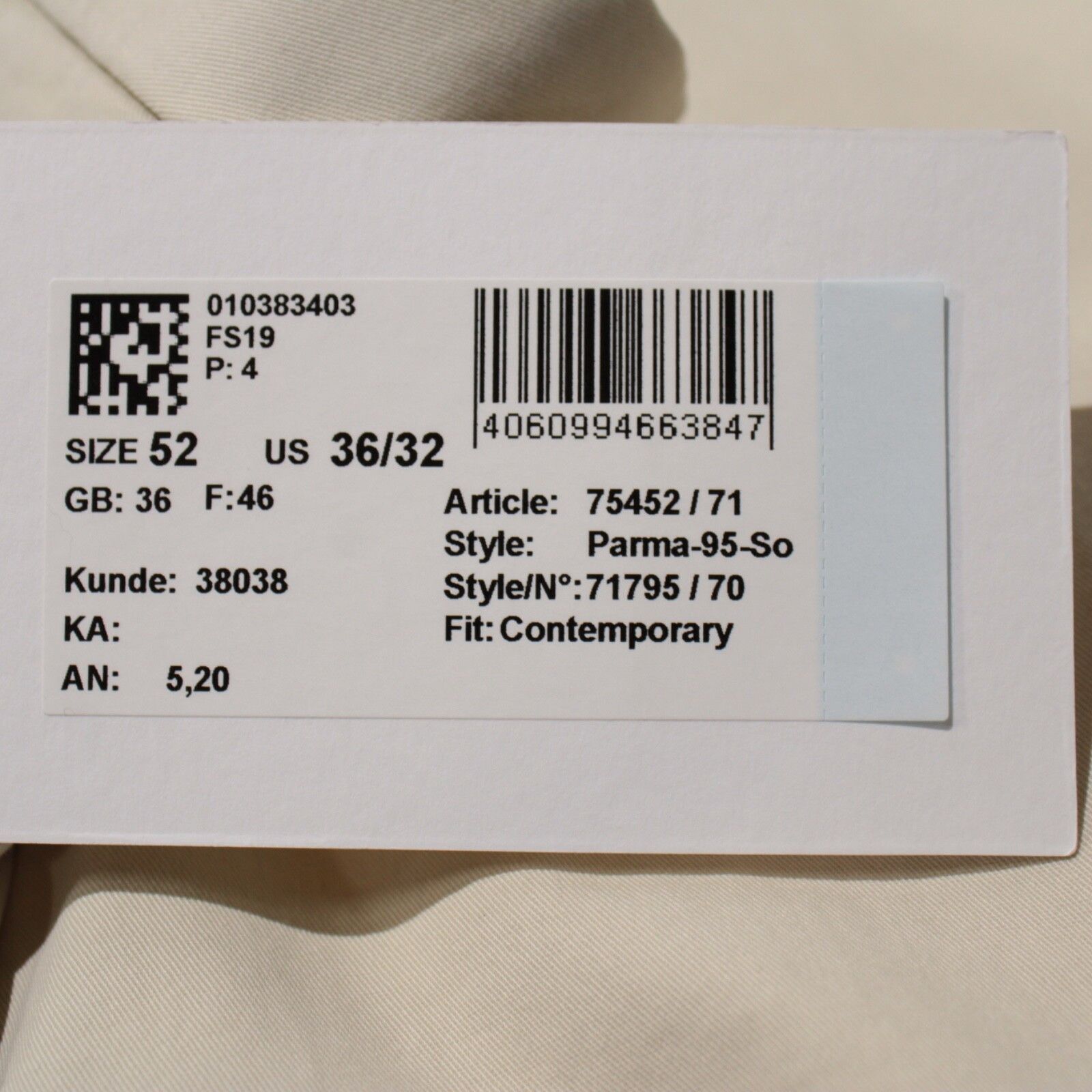 Hiltl Hiltl New with tags Chino Size 36 US In Beige Size US 36 / EU 52 - 5 Thumbnail