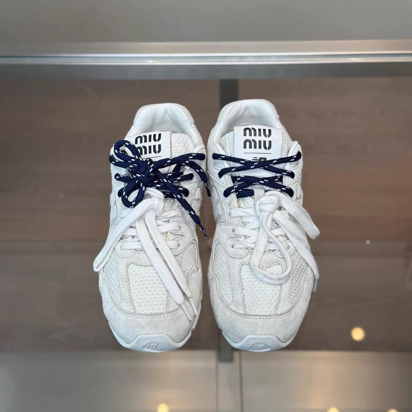 Miu Miu Miu Miu x NB 530 Retro 99/100 Worn Once Size 37 OG Box Size US 6.5 / IT 36.5 - 2 Thumbnail