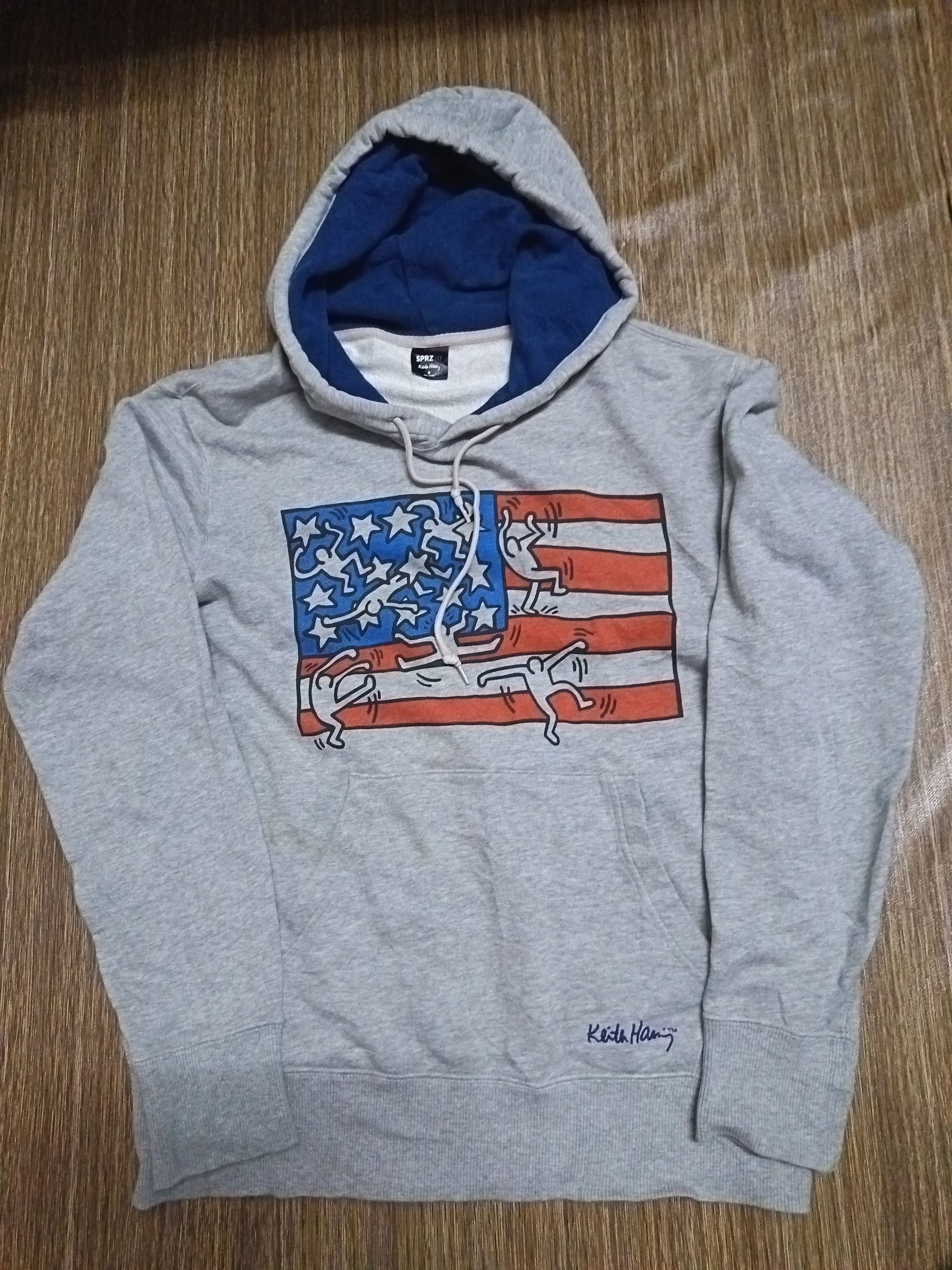 Keith Haring Keith Haring x Uniqlo SPRZ NY American Flag hoodie. Size US M / EU 48-50 / 2 - 1 Thumbnail