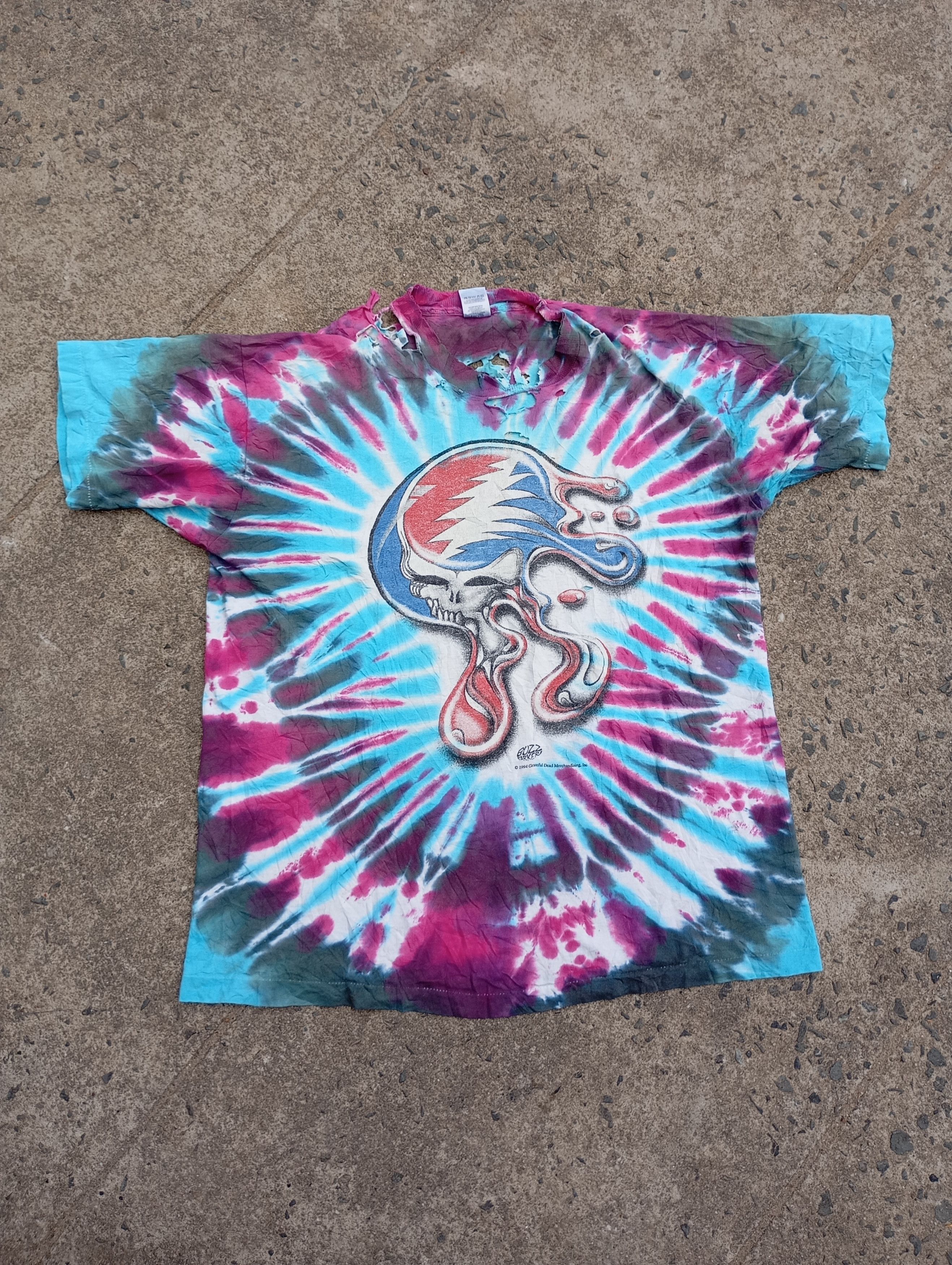 Grateful Dead × Vintage Vintage 1994 The Grateful dead T shirts Size US XL / EU 56 / 4 - 1 Thumbnail