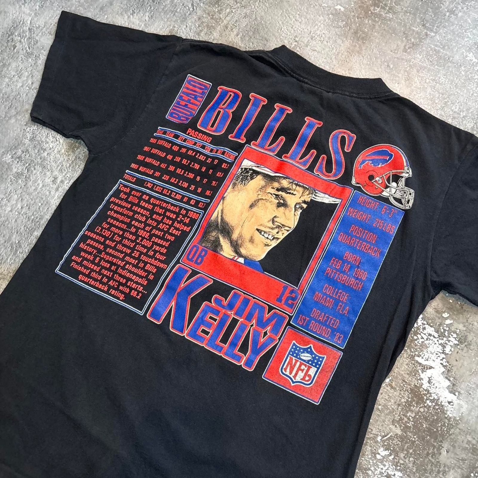 NFL × Nutmeg × Vintage Vintage 90s Jim Kelly Buffalo Bills Shirt Nutmeg Size Large Size US L / EU 52-54 / 3 - 6 Thumbnail