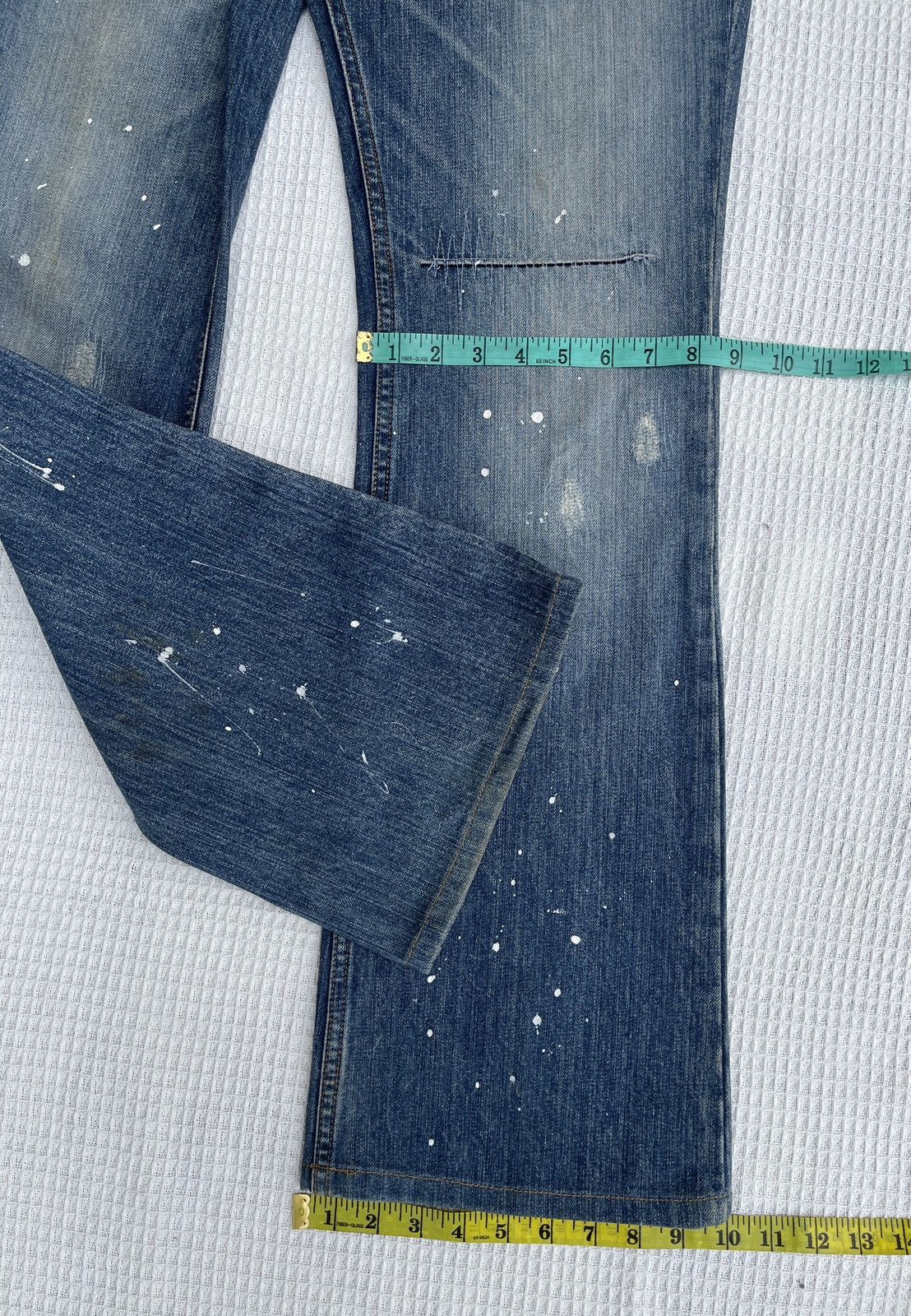 Hysteric Glamour Vintage90’s🔥Modern Lovers🔥Distressed Flare Jeans Japan Size US 33 - 6 Thumbnail