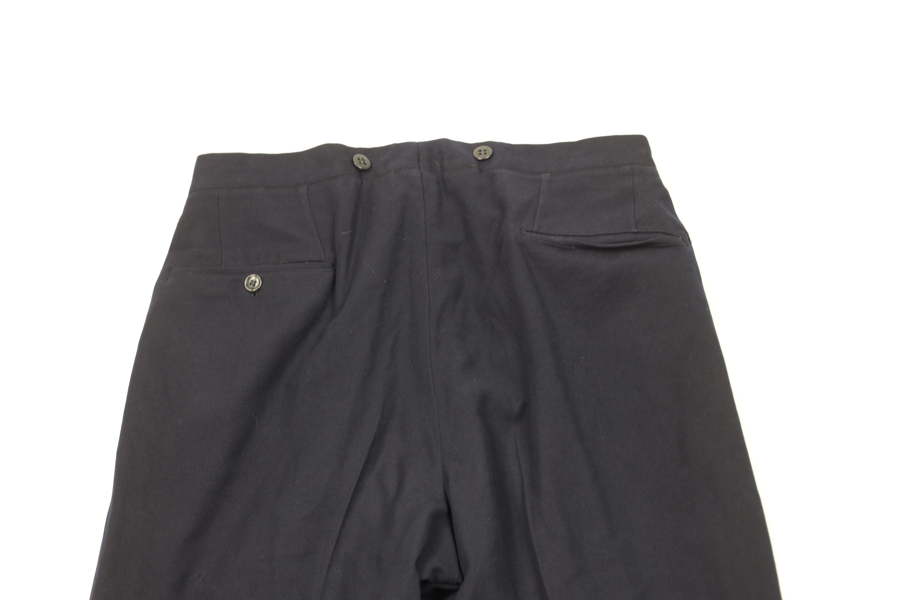 Vintage Vintage 50s Fenn Feinstein Pleated Tuxedo Pants Trousers USA Size US 30 / EU 46 - 10 Thumbnail