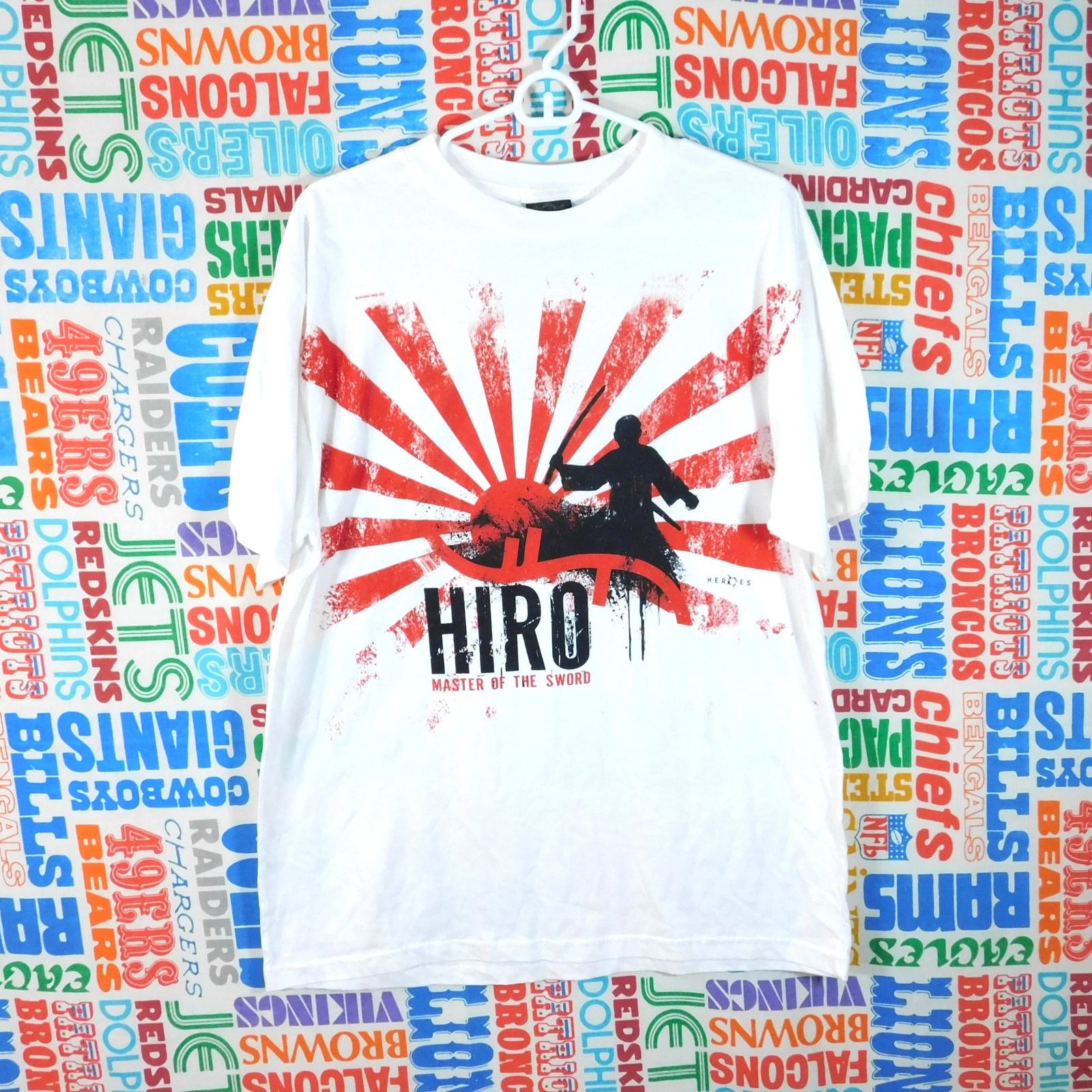 Changes Heroes Hiro Master Of The Sword T Shirt Size XL White Size US XL / EU 56 / 4 - 1 Thumbnail