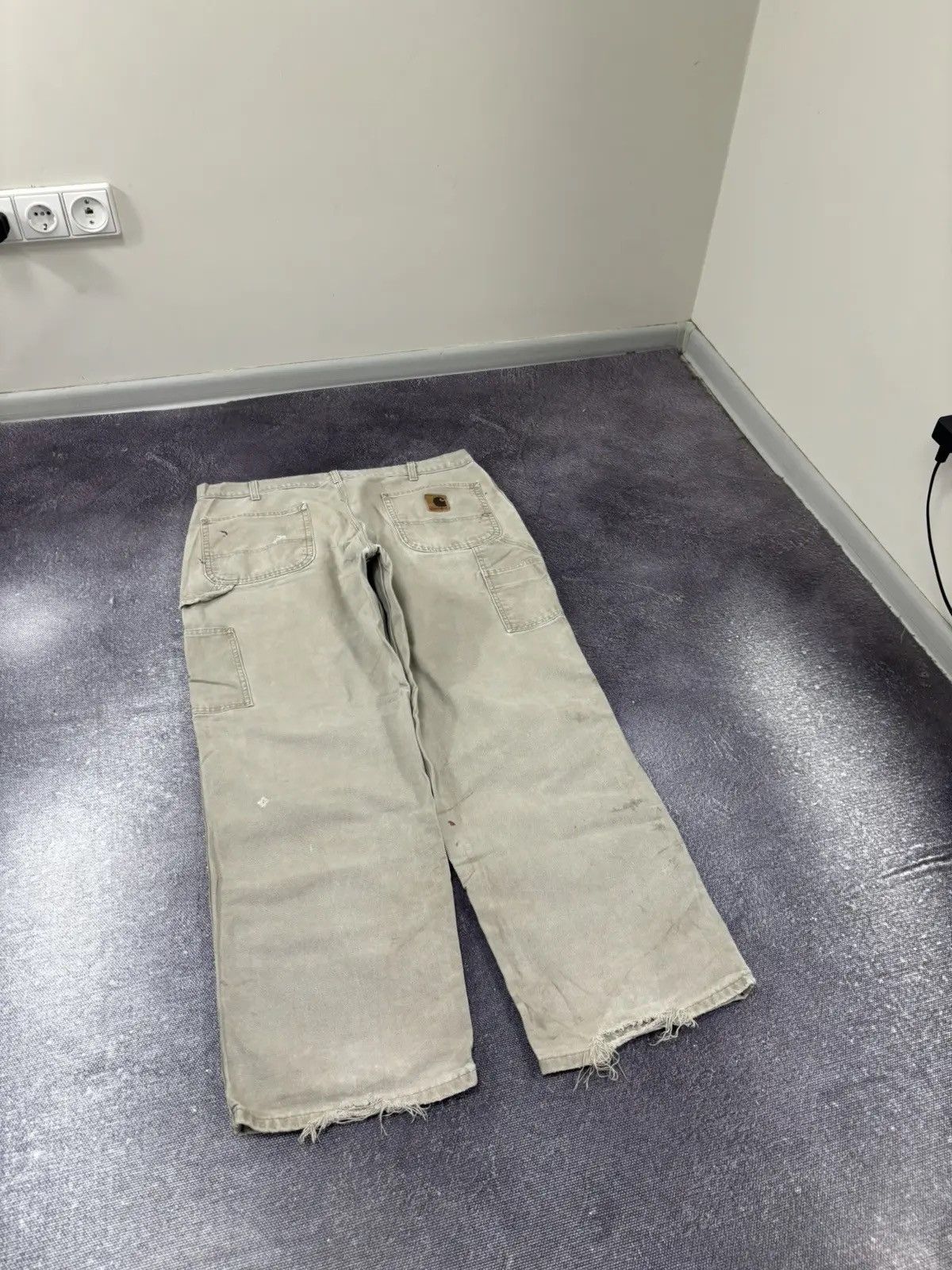 Carhartt × Vintage Vintage Carhartt American Hype Denim Work Baggy Pants Size US 38 / EU 54 - 3 Thumbnail