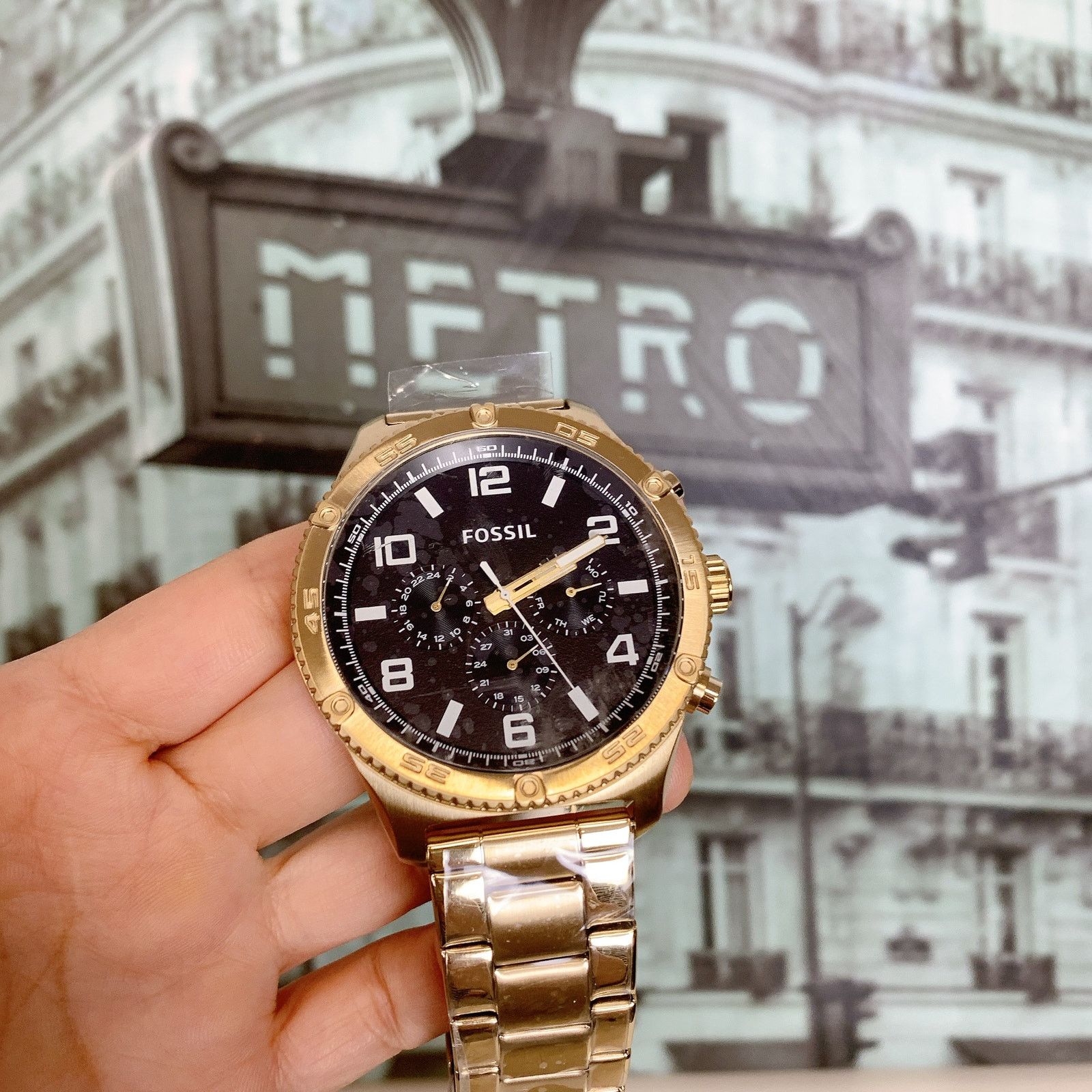 Fossil Fossil BQ2824 Brox Multifunction Gold-Tone Stainless Steel Size ONE SIZE - 2 Thumbnail