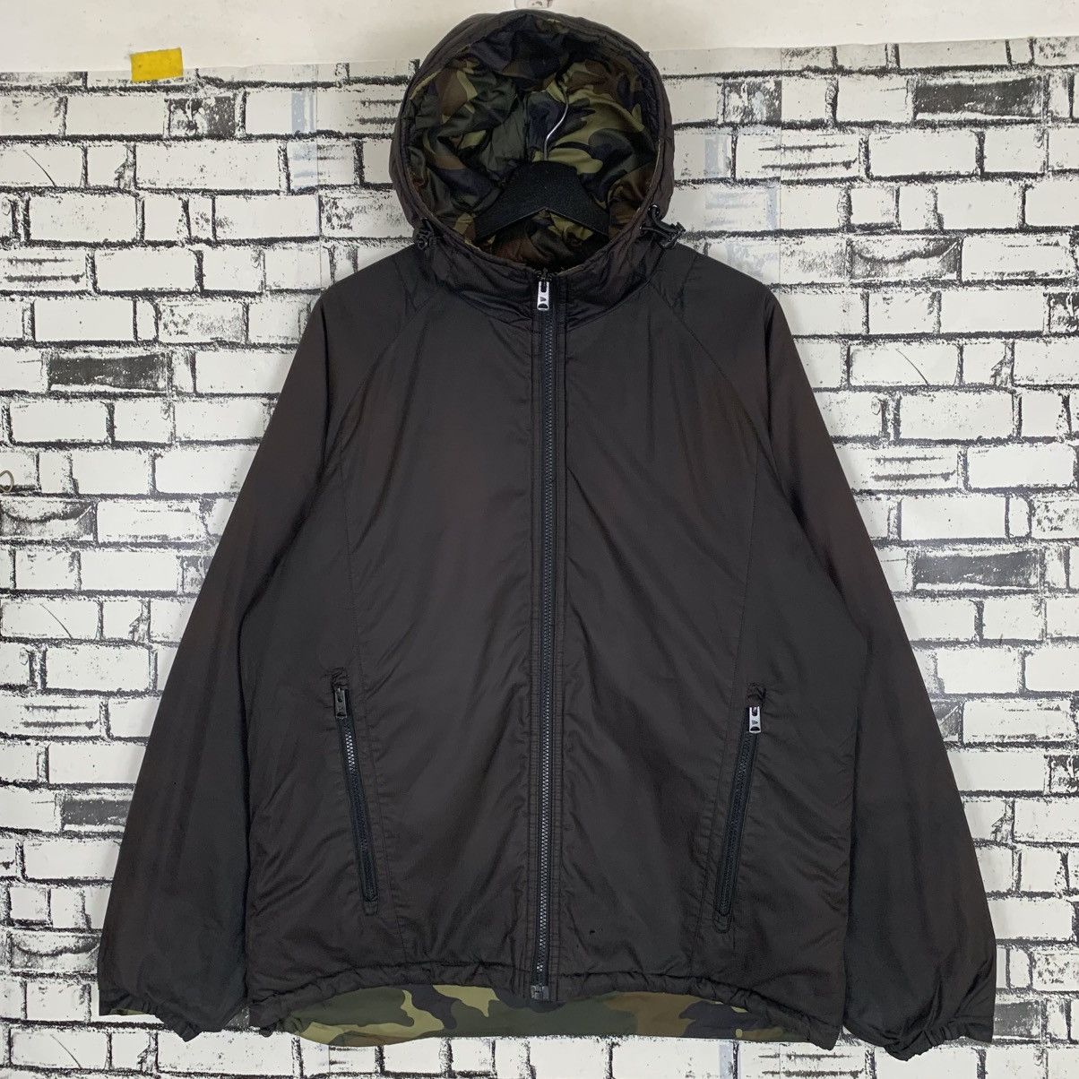 Designer × New Era × Vintage New Era Reversible Camouflage Jacket Size US XL / EU 56 / 4 - 9 Thumbnail