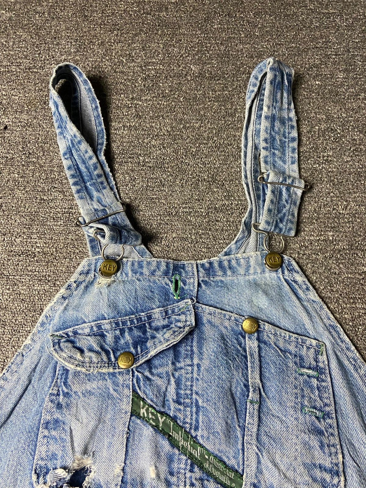 Japanese Brand KEY Imperial Brand Jeans Overalls (164) Size US 40 / EU 56 - 8 Thumbnail