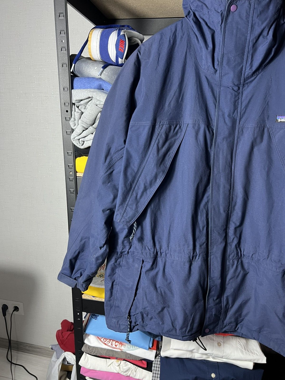 Patagonia 🧭 Patagonia Vintage Shell Jacket — Navy Blue Size L Size US L / EU 52-54 / 3 - 4 Thumbnail