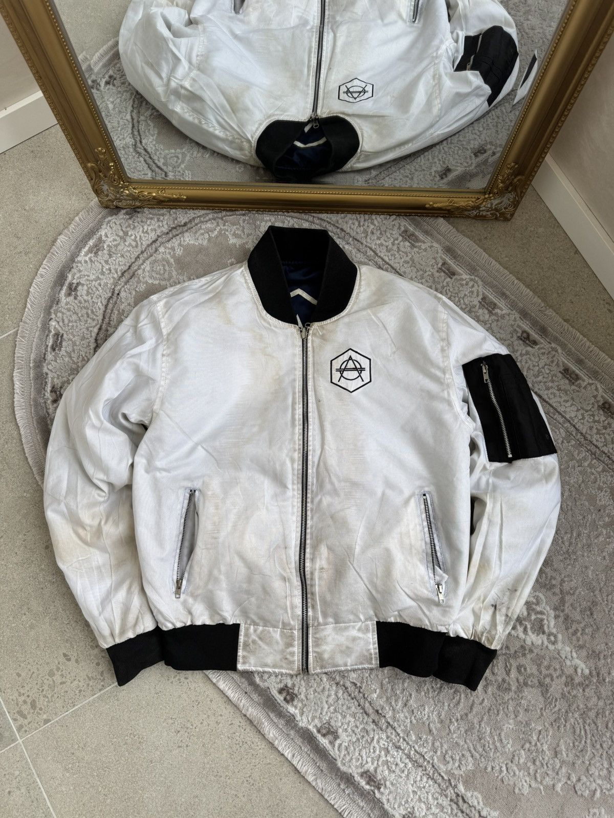 Japanese Brand Vintage Aviator bomber jacket MA-1 Avirex Style Size US S / EU 44-46 / 1 - 13 Thumbnail