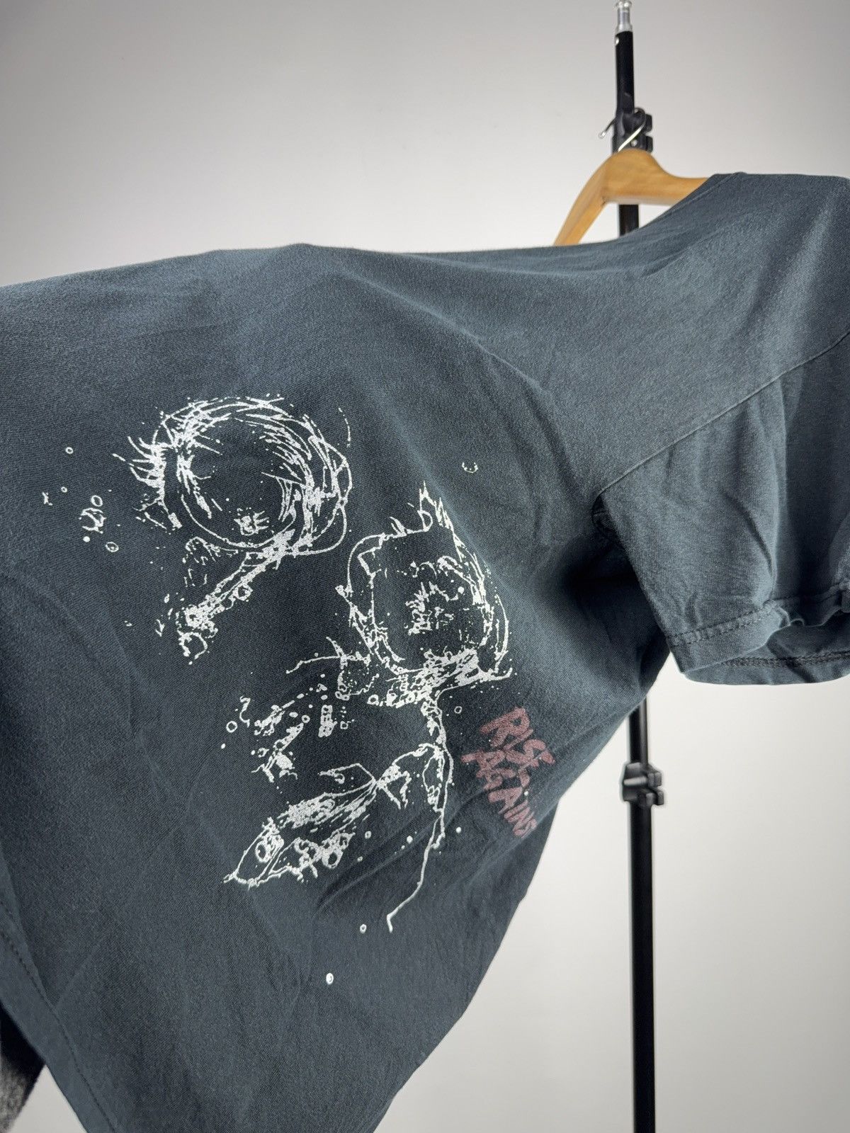 Band Tees 00s Rise Against Skull Fist Punk Band T-Shirt Vintage L sz Size US L / EU 52-54 / 3 - 5 Thumbnail