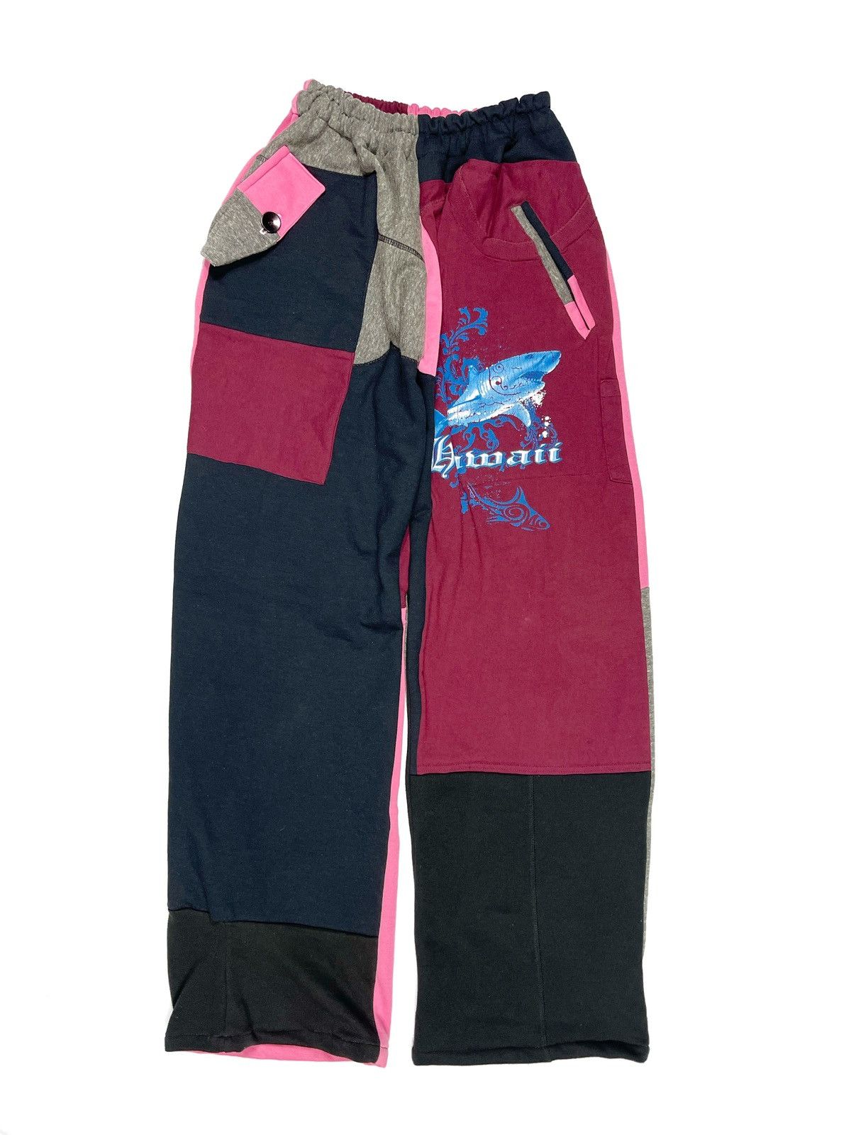 Chorley × Handmade Aw25 re-worked patchwork flight cargo wide leg sweatpants Size US 34 / EU 50 - 1 Thumbnail