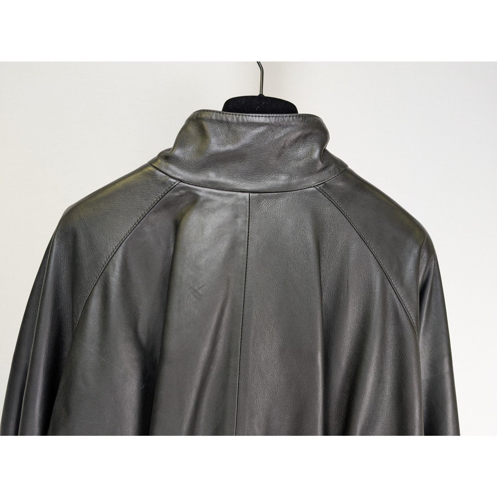 Balenciaga o1rshd1 Leather Down Jacket in Black Size US L / EU 52-54 / 3 - 11 Thumbnail