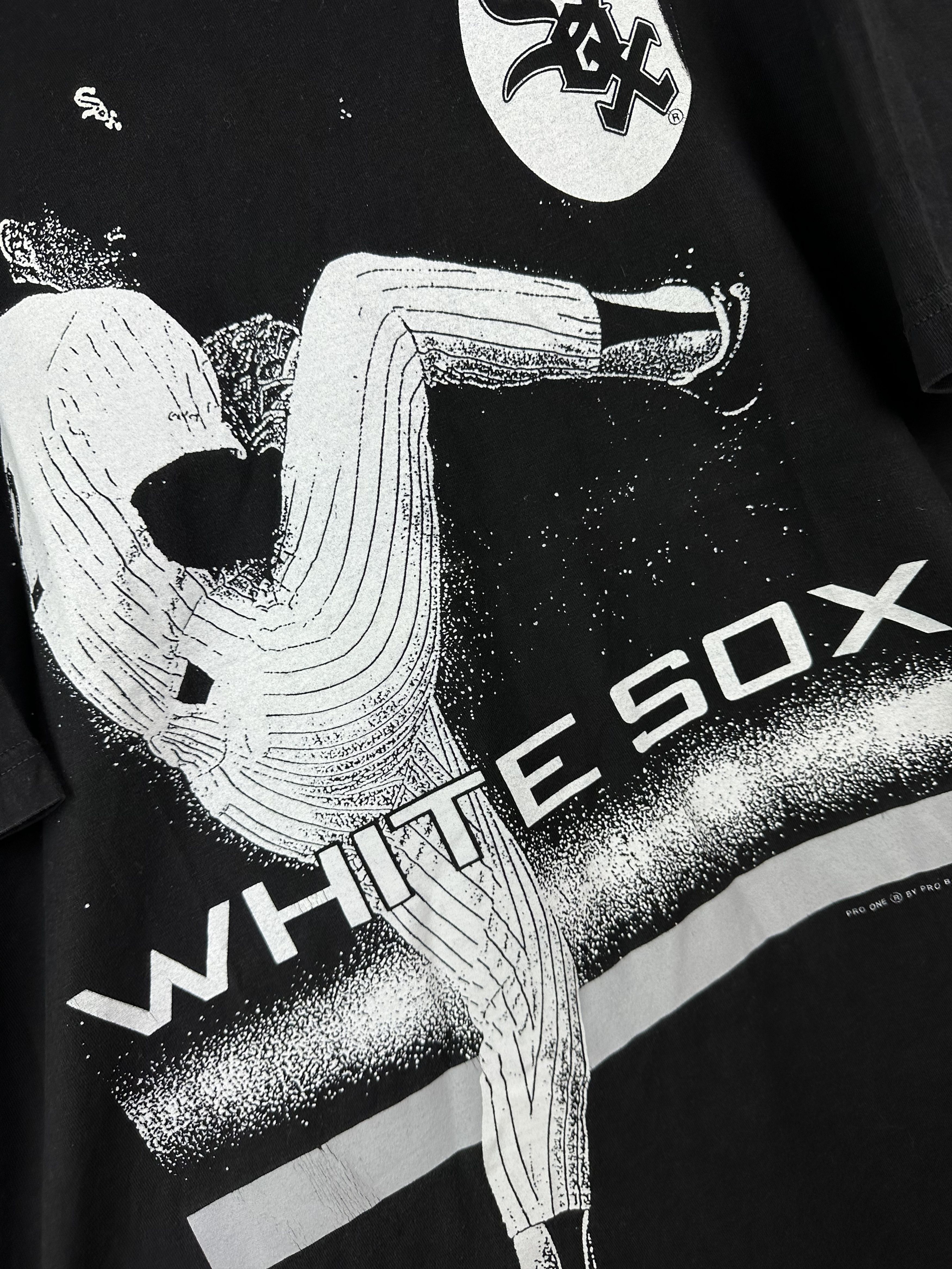 Vintage Vintage Chicago White Sox 1991 Black Shirt Logo Tee Rare Size US L / EU 52-54 / 3 - 8 Thumbnail