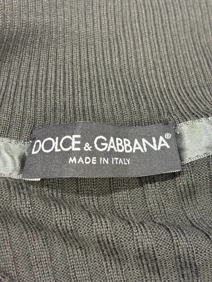 2000s Dolce & Gabbana Black Buttoned Longsleeves Sweater