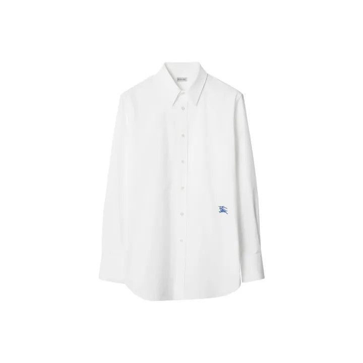Burberry Burberry Burberry White Long Sleeve Casual Shirt-2507 Size US L / EU 52-54 / 3 - 1 Thumbnail