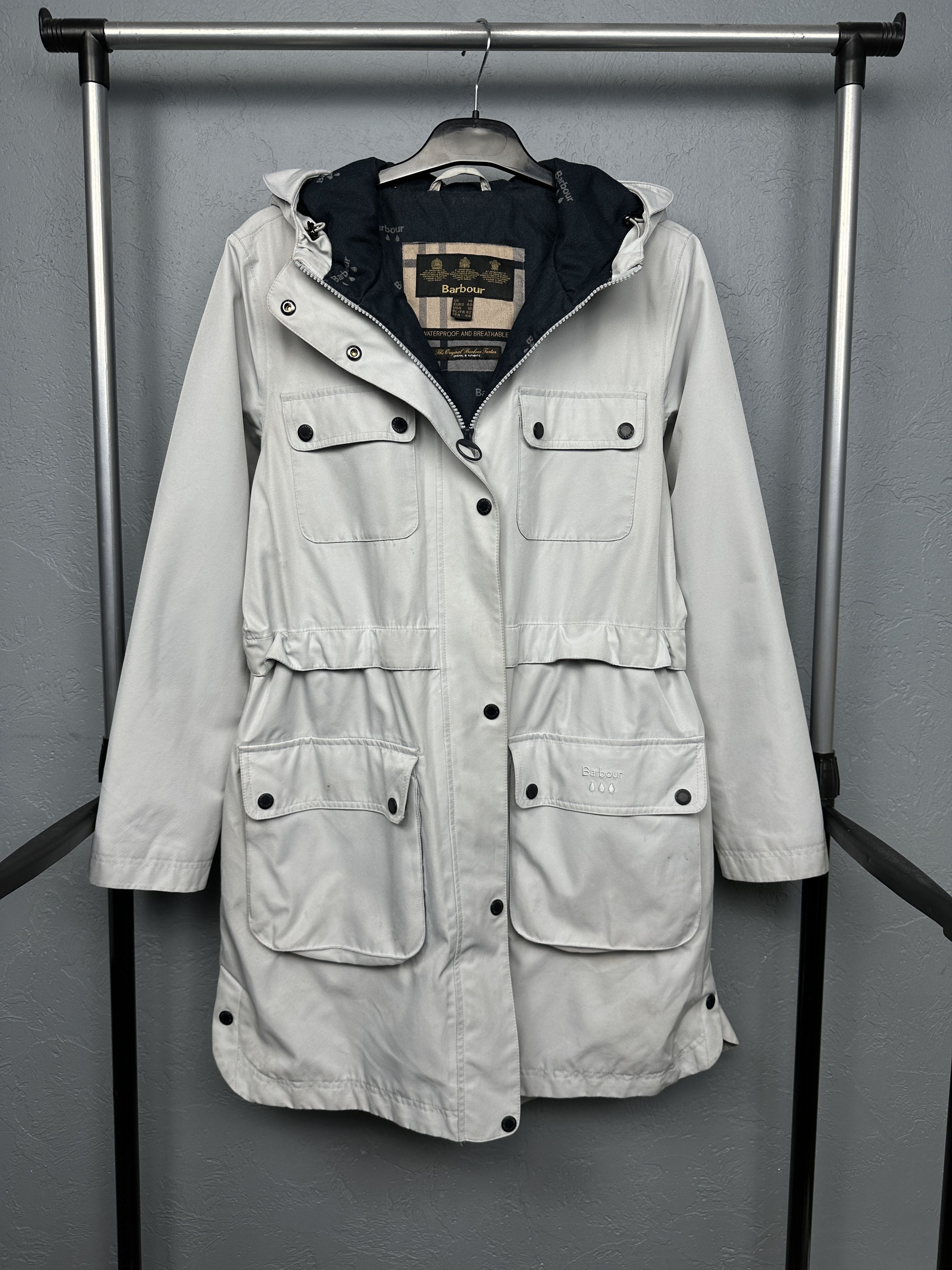 Barbour Barbour Isobar Womens Waterproof Jacket Size L / US 10 / IT 46 - 1 Thumbnail