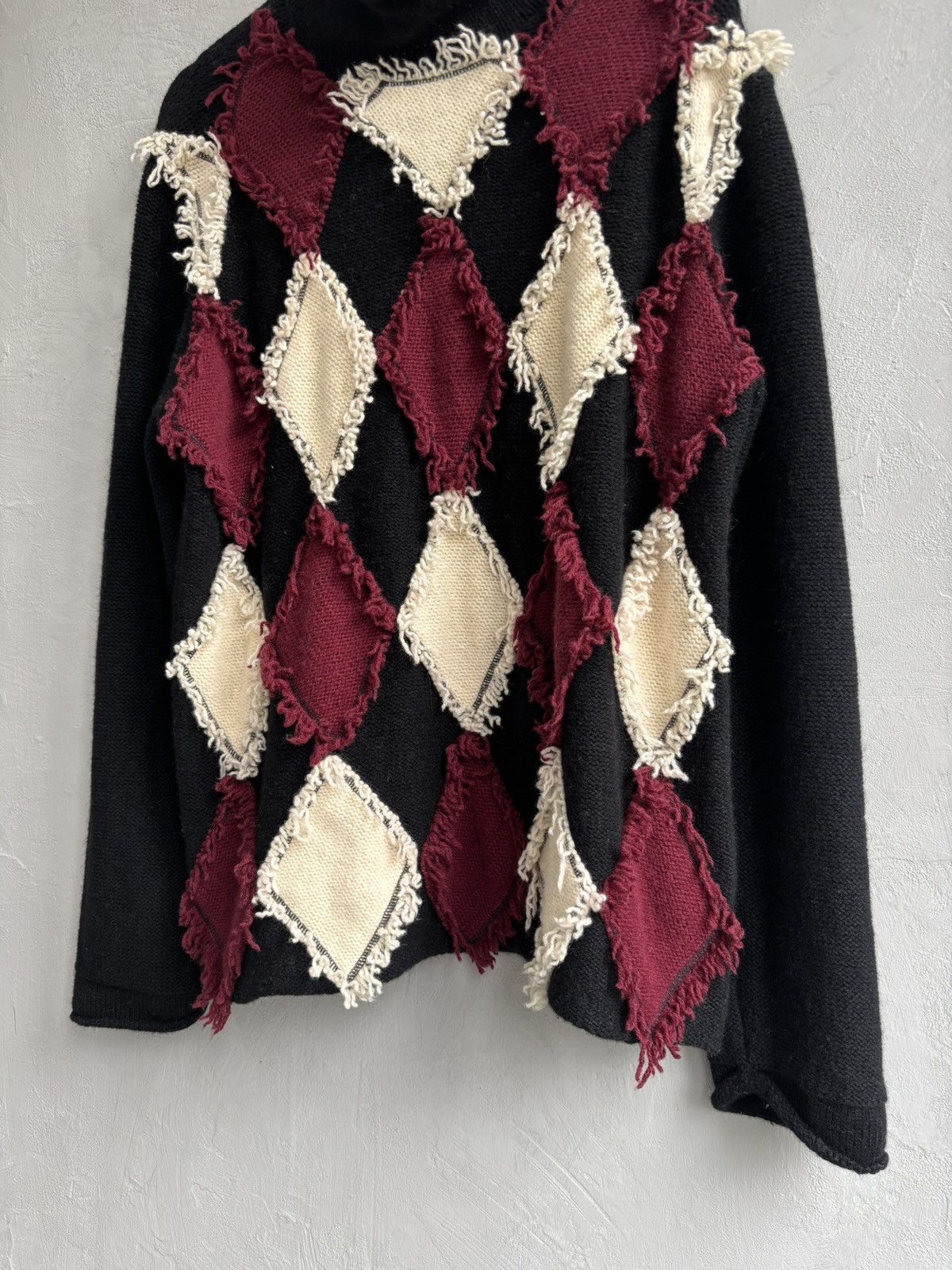 Jean Paul Gaultier Jean Paul Gaultier AW1994 quilted pattern knitwear Size US M / EU 48-50 / 2 - 5 Thumbnail