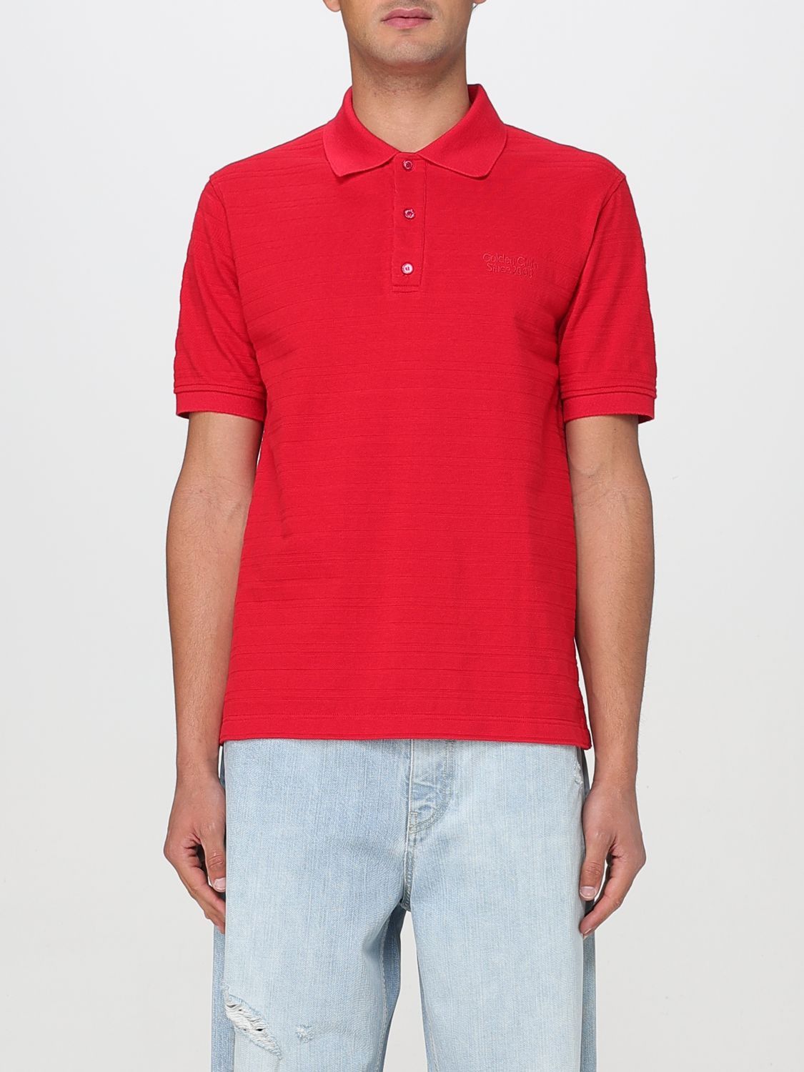 Golden Goose Golden Goose Polo Shirt Men Red Size US M / EU 48-50 / 2 - 1 Thumbnail