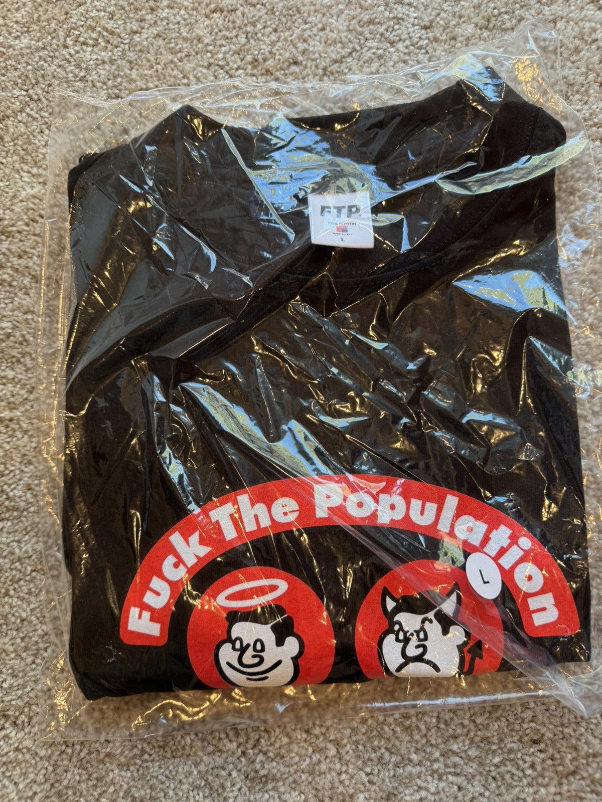 Fuck The Population FTP THE GOOD & THE BAD TEE (BLACK) Size US L / EU 52-54 / 3 - 1 Thumbnail