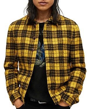 John Varvatos Searcy Plaid Blouson Wool Jacket. 50 Size US M / EU 48-50 / 2 - 1 Thumbnail