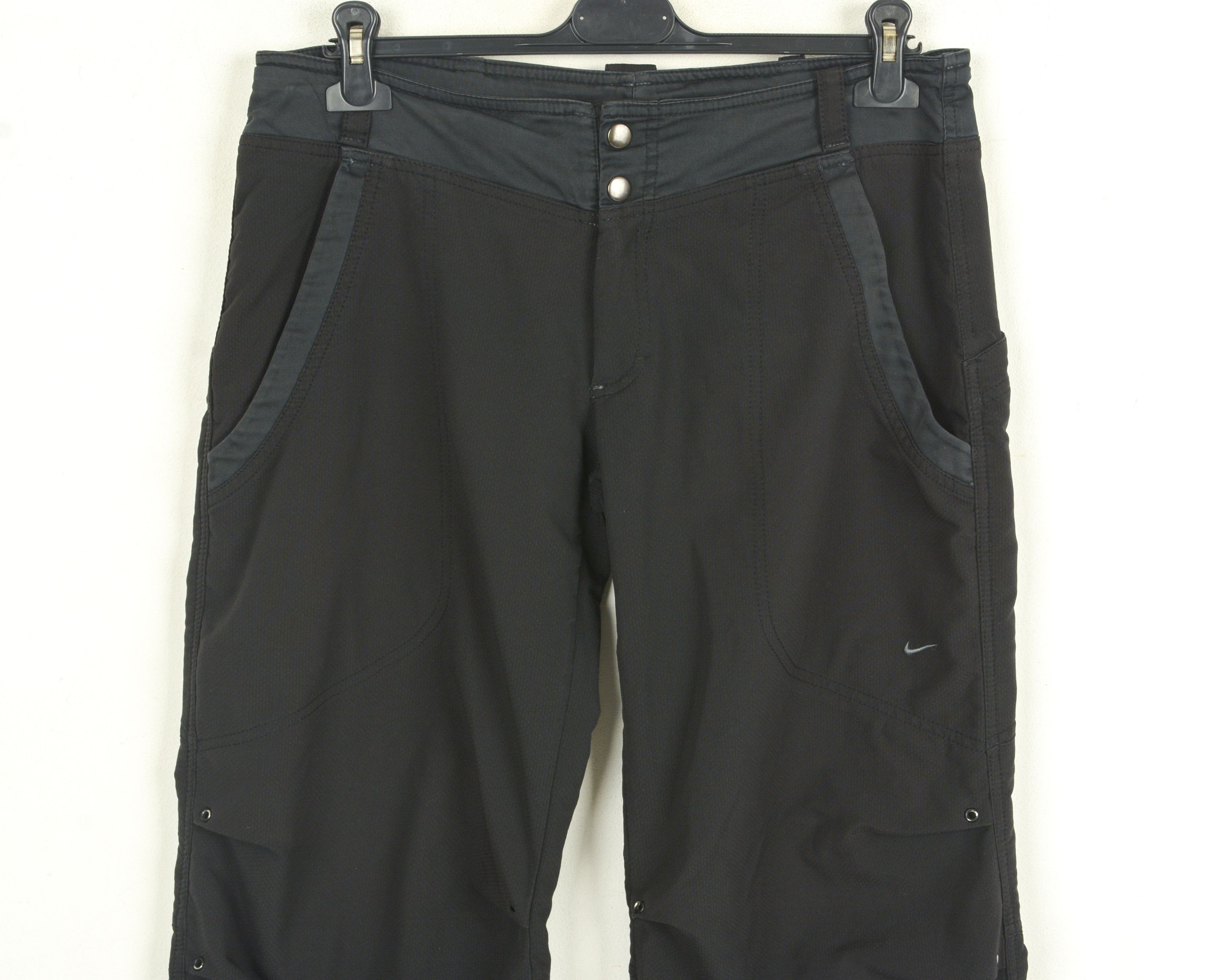 Nike FIT DRY Womens L Bootcut Pants UK 14 Hiking Training Size 30" / US 8 / IT 44 - 2 Thumbnail