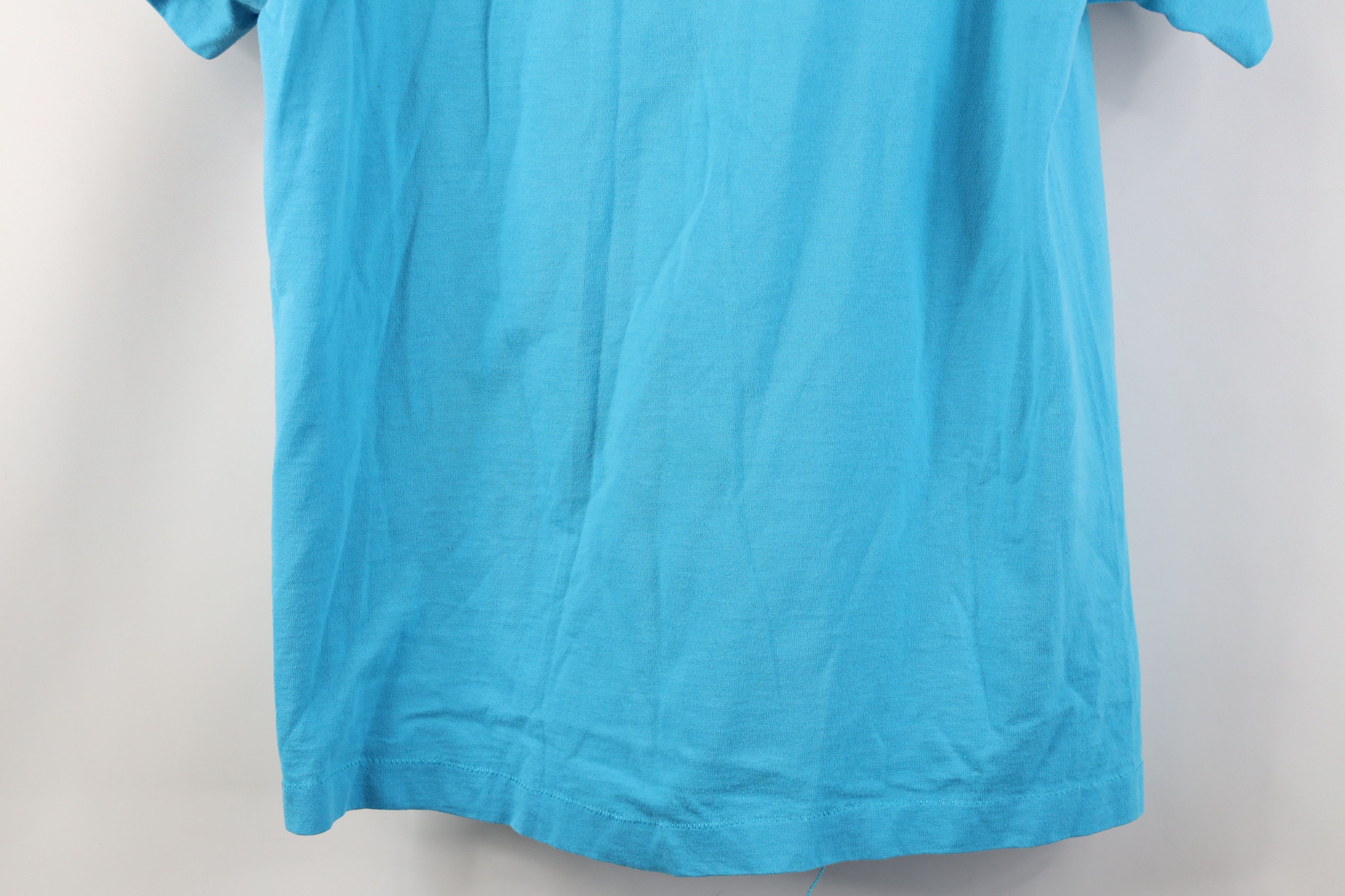 Vintage Vintage 90s Christian The Bible Tells Me So T-Shirt Blue USA Size M / US 6-8 / IT 42-44 - 13 Thumbnail