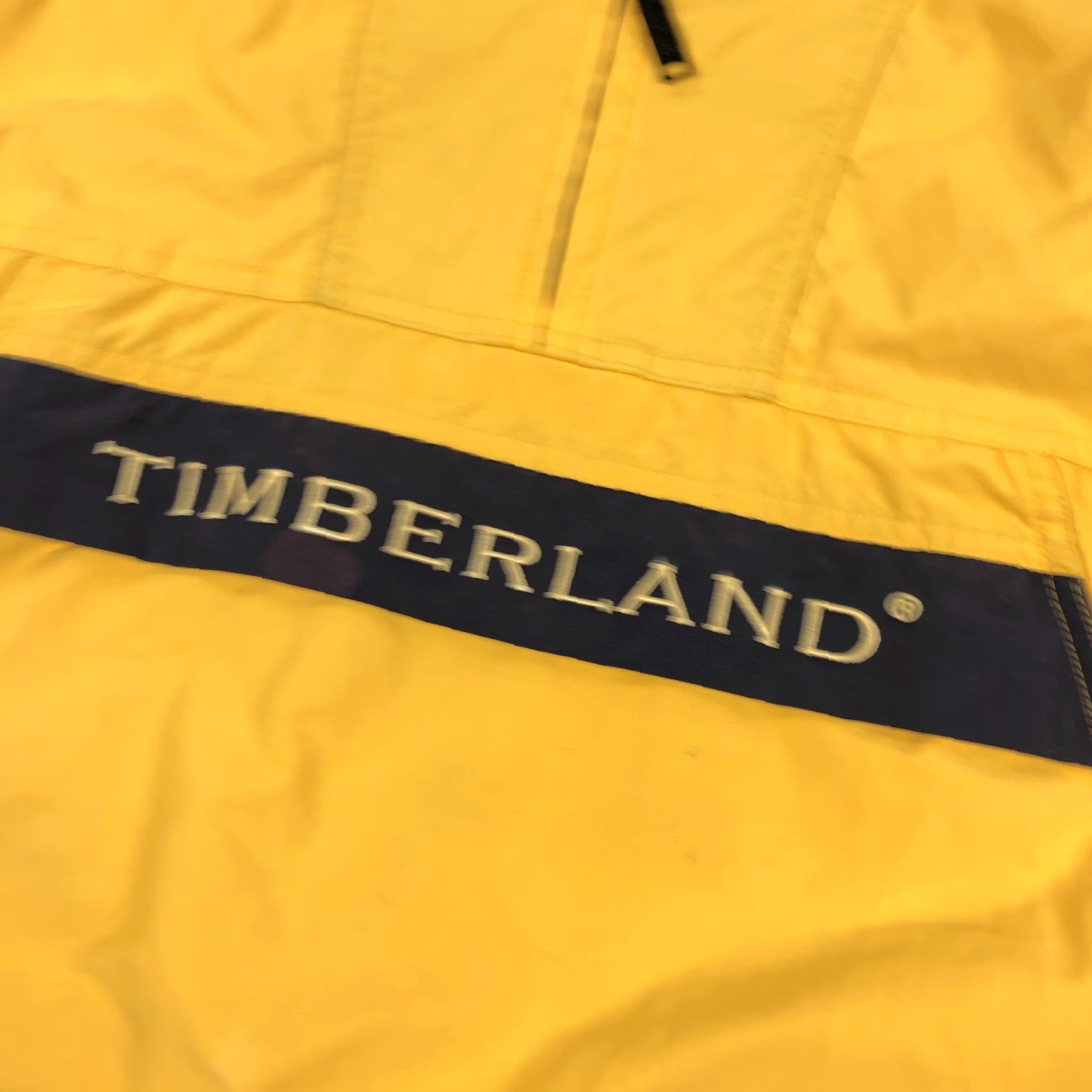 Timberland VINTAGE Timberland Anorak Jacket Mens XL Yellow Y2K Pullover Rain Wind Weathergear Size US XL / EU 56 / 4 - 3 Thumbnail
