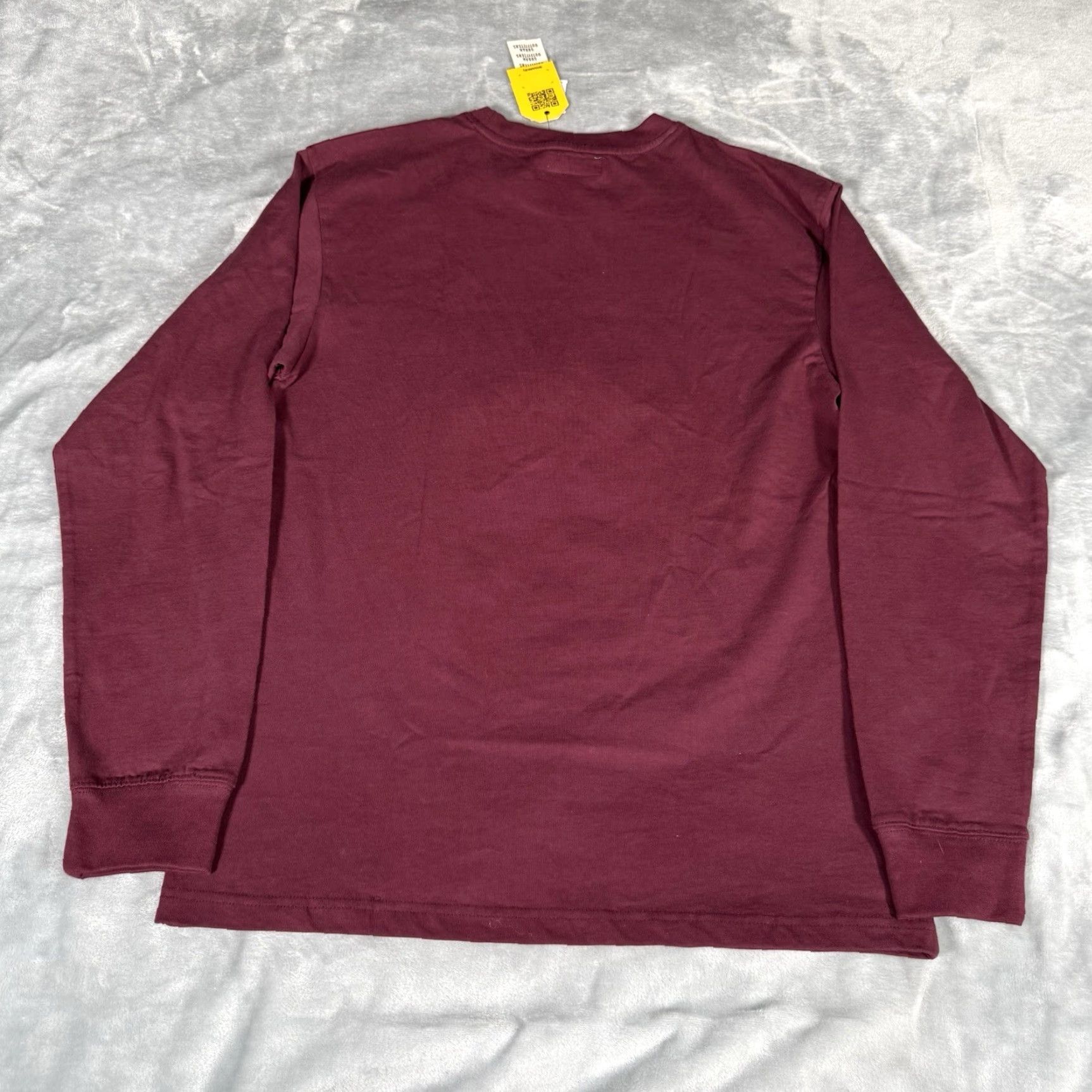 Market Market T Shirt Mens Medium Long Sleeve Graphic Print Burgundy New Size US M / EU 48-50 / 2 - 6 Thumbnail