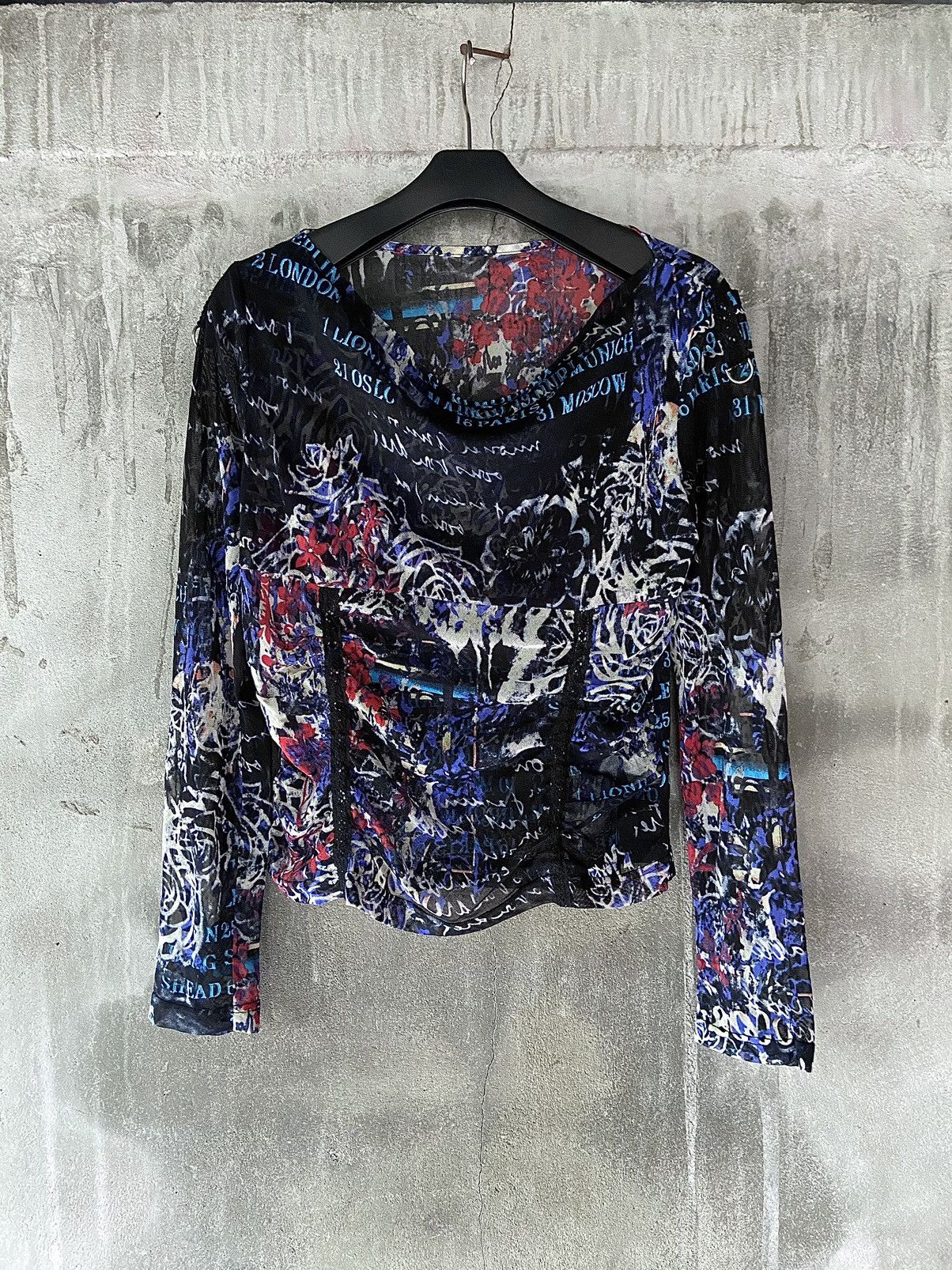 Hysteric Glamour JAPANESE MESH TOP ART PRINTED Size US XS / EU 42 / 0 - 1 Thumbnail