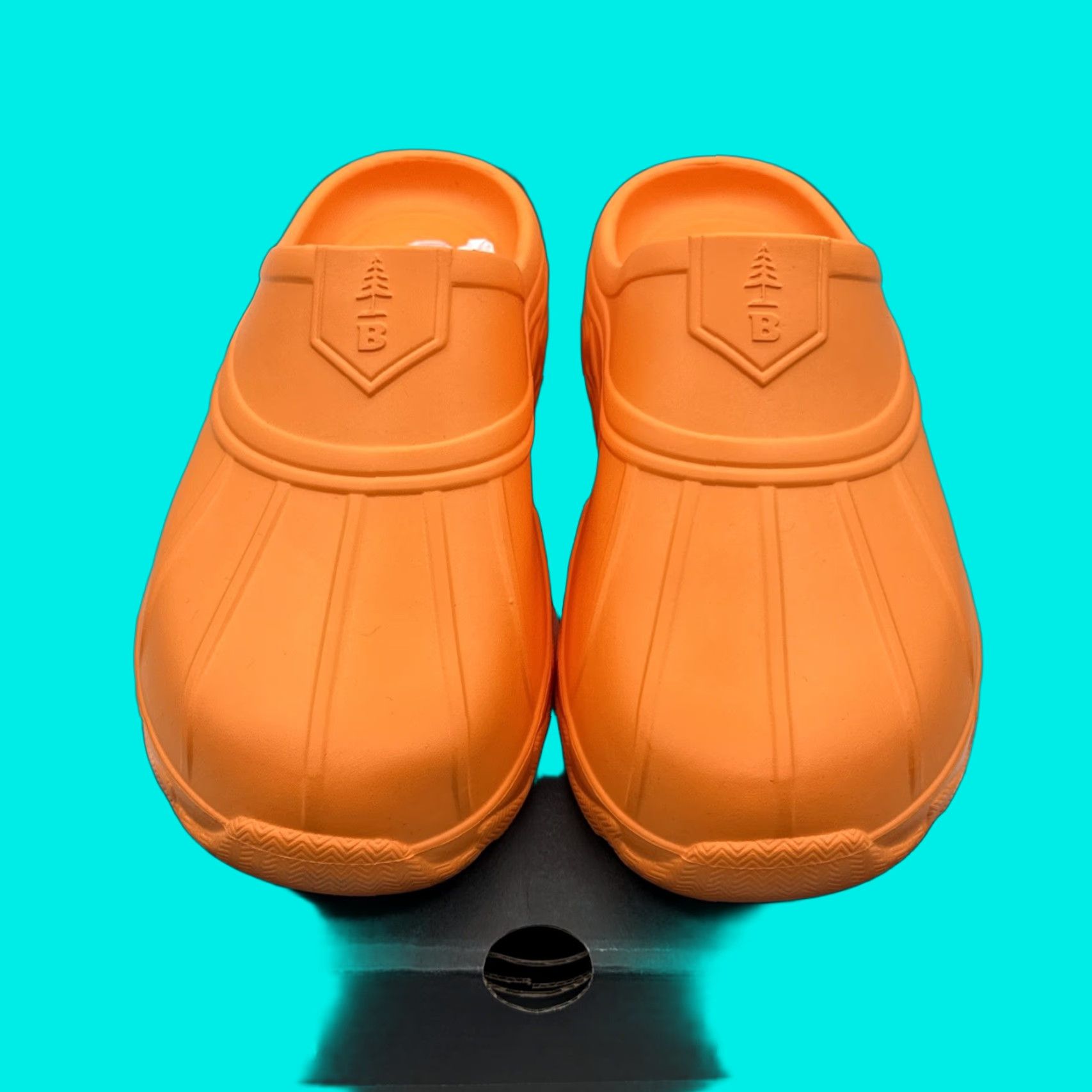Vintage BASS OUTDOOR Men's Slide Sandal - Size M6 W7 - Flame Orange - Lightweight, Water Resistant, Casual Size ONE SIZE - 1 Thumbnail