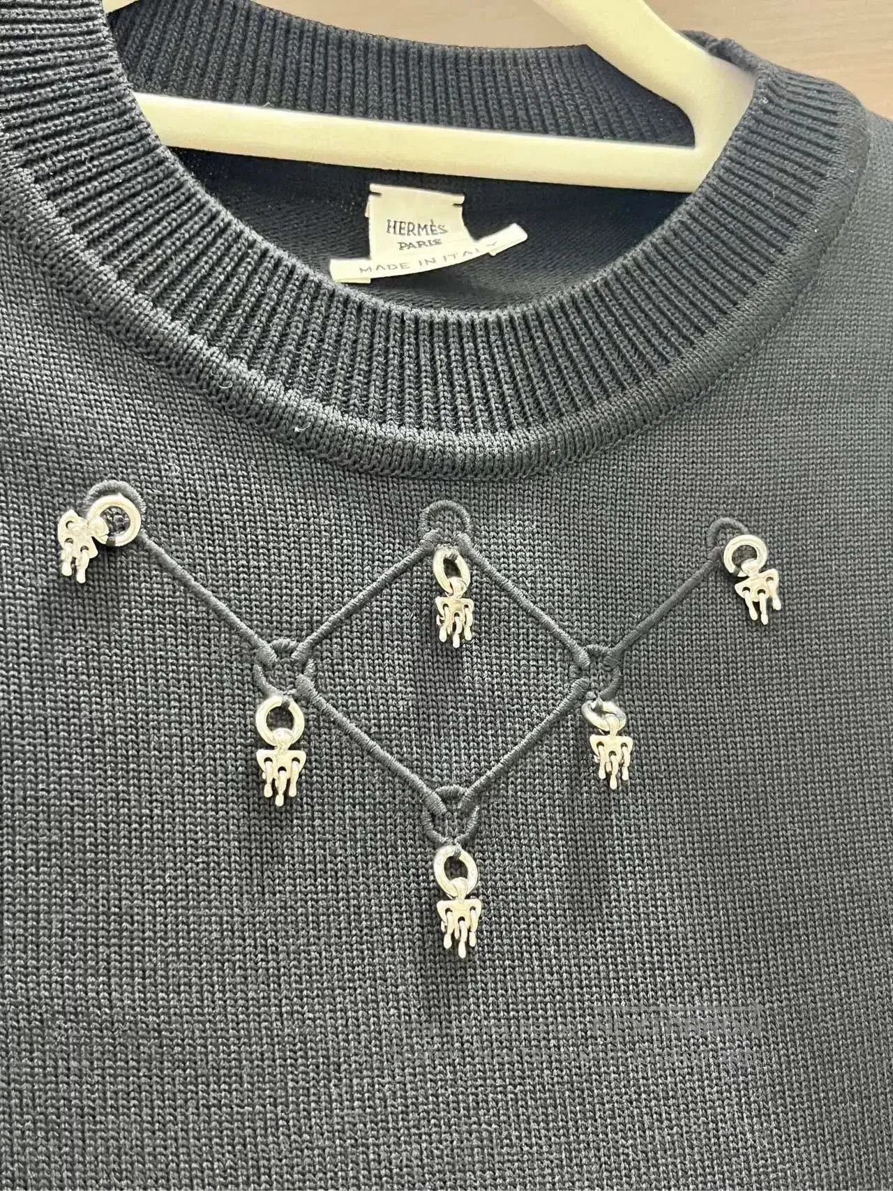 Hermes Hermes Knit Pendant Short Sleeve Top. Size US S / EU 44-46 / 1 - 1 Thumbnail