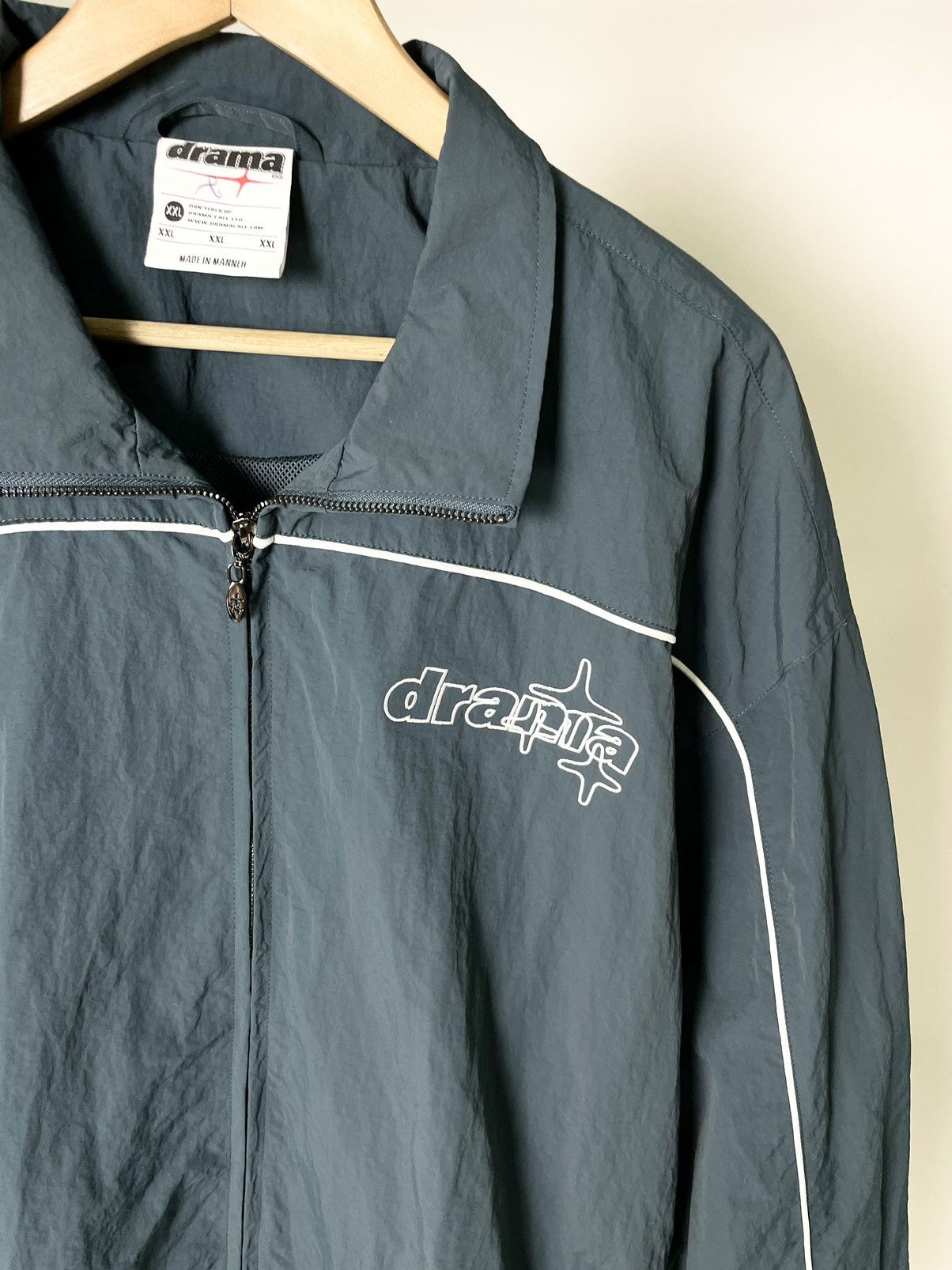 Other DRAMA CALL ⭐️ nylon track supreme light blue light jacket Size US XXL / EU 58 / 5 - 6 Thumbnail