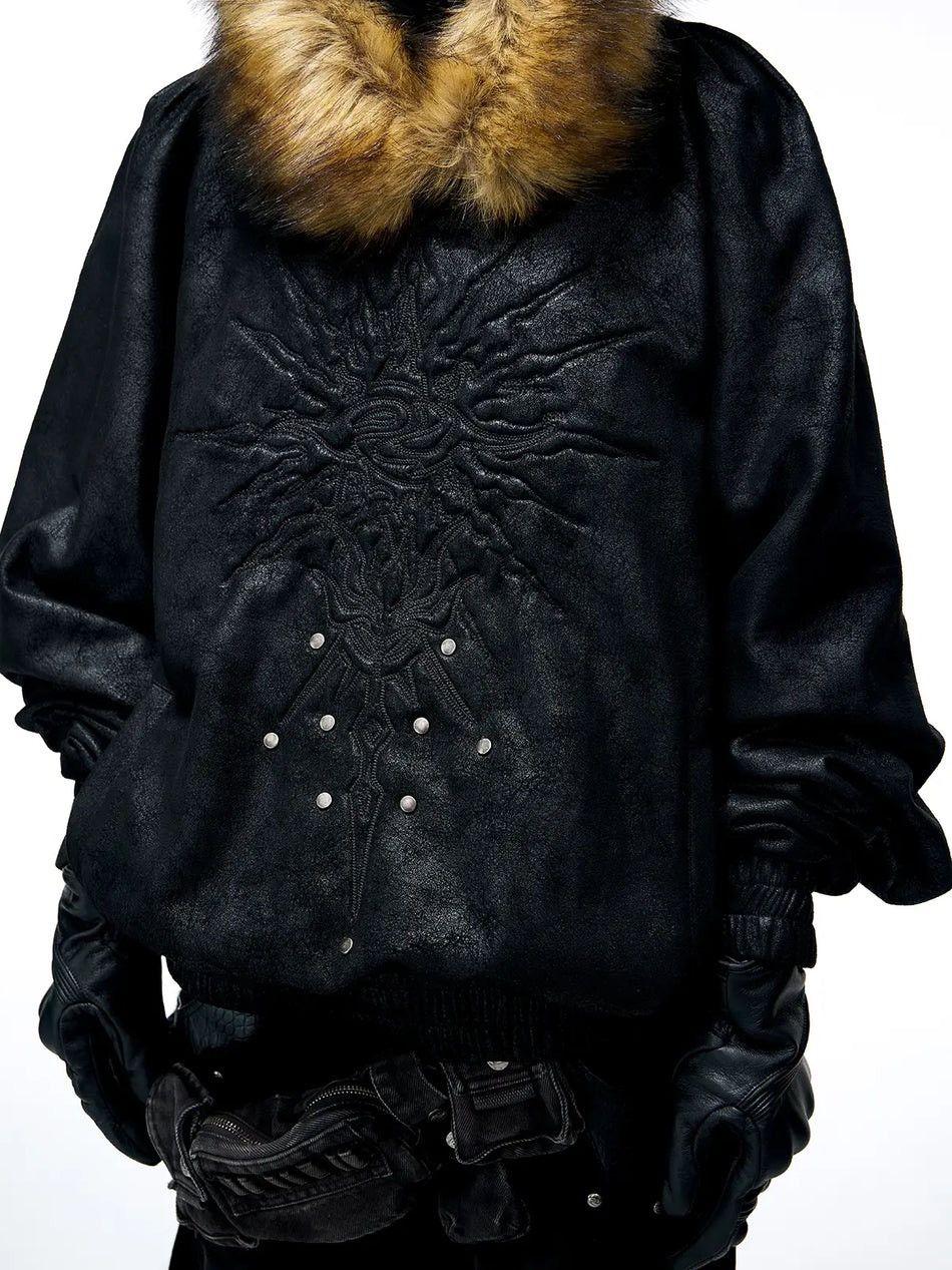 Other Black Sun Totem Fur Hoodie Size US S / EU 44-46 / 1 - 11 Thumbnail